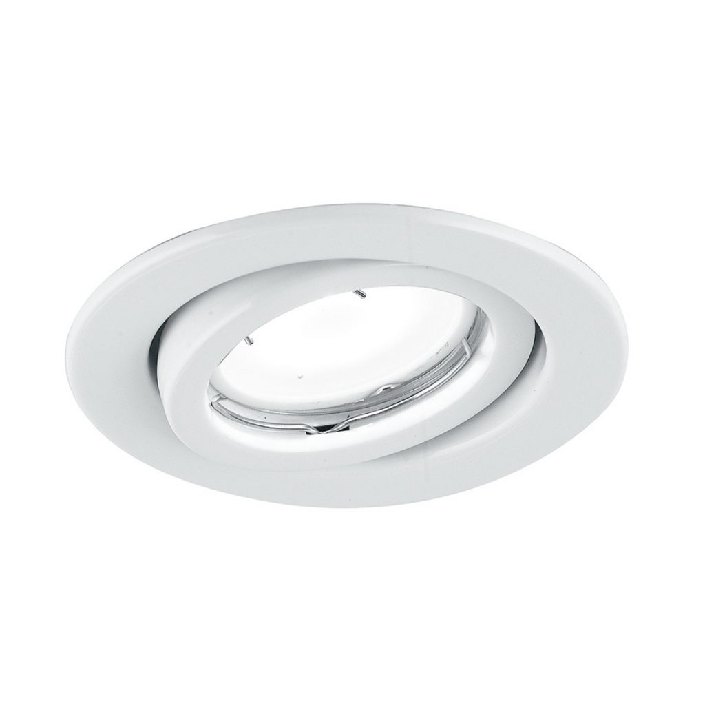 Kit 3 incassi MATRIX orientabili in metallo bianco con lampadine incluse - FT-FeelThe