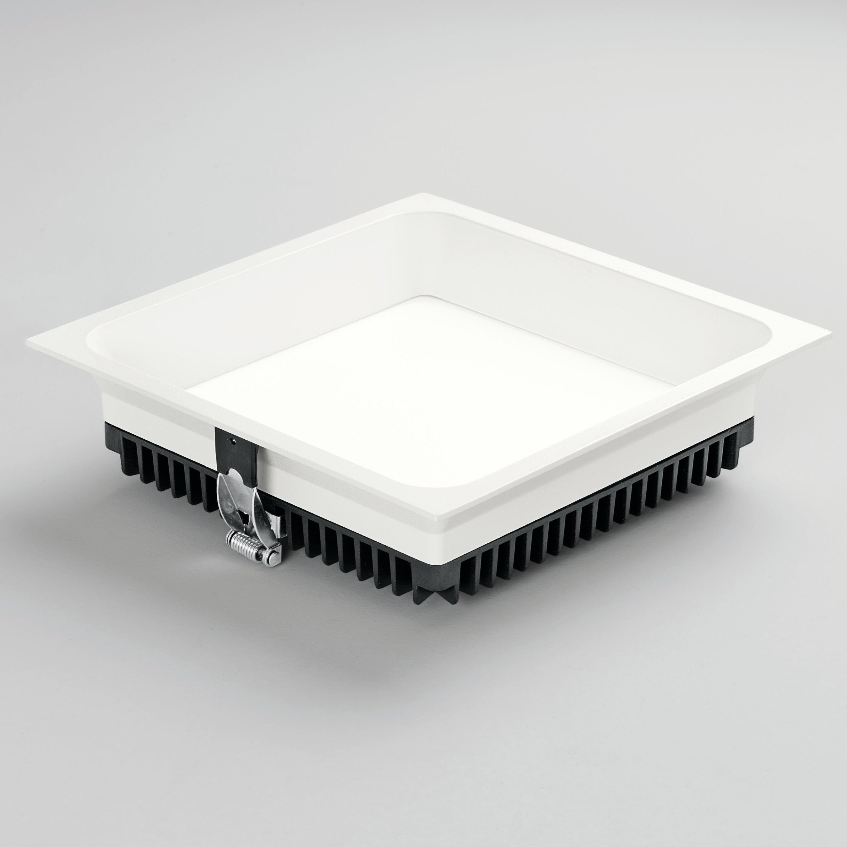 Incasso LED XANTO quadrato bianco satinato con luce antiflesso - FT-FeelThe