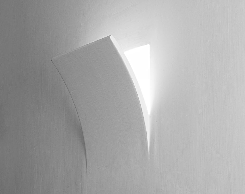 Applique ANIMA in gesso bianco verniciabile (2xE14) - FT-FeelThe