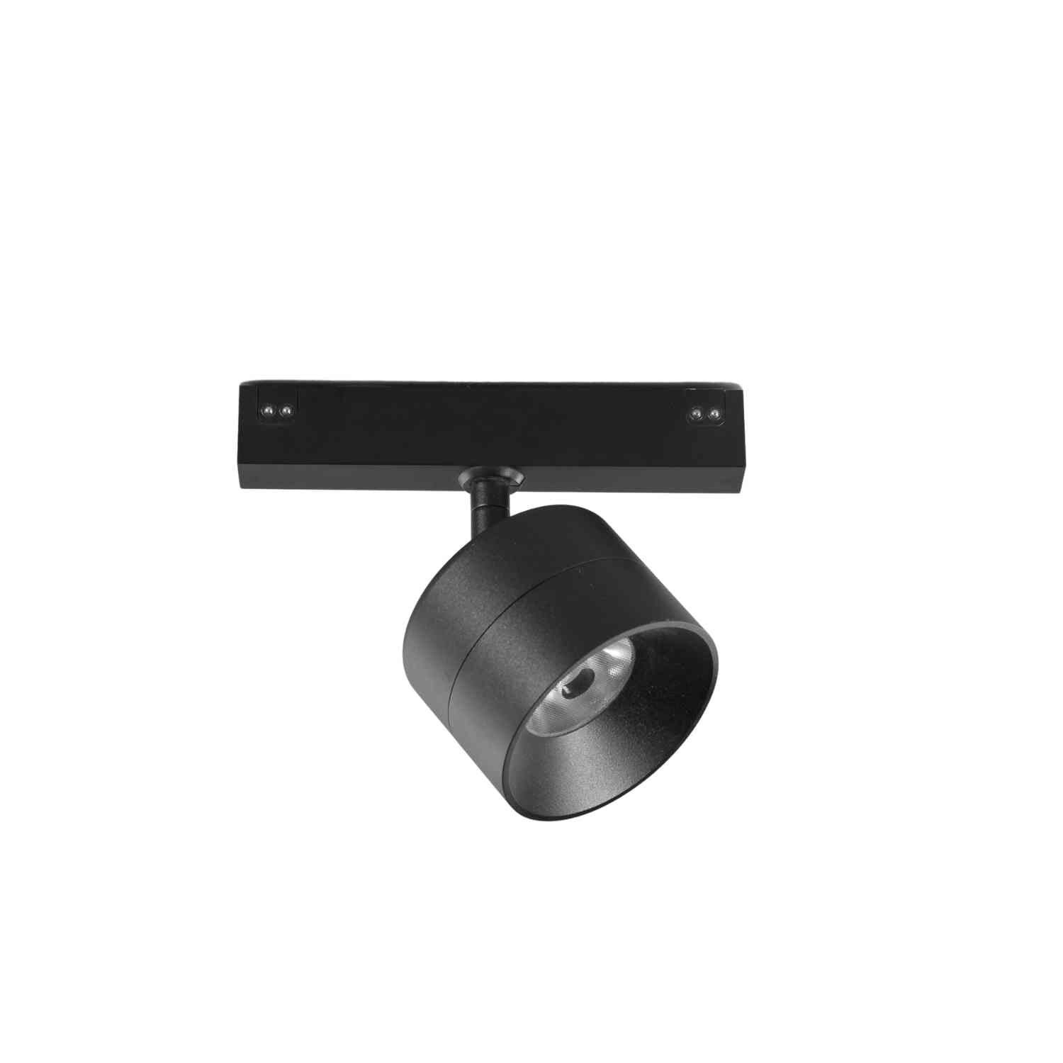 Faro binario LED con luce spot DAVINCI SHOT nero 48V in alluminio - FT-FeelThe