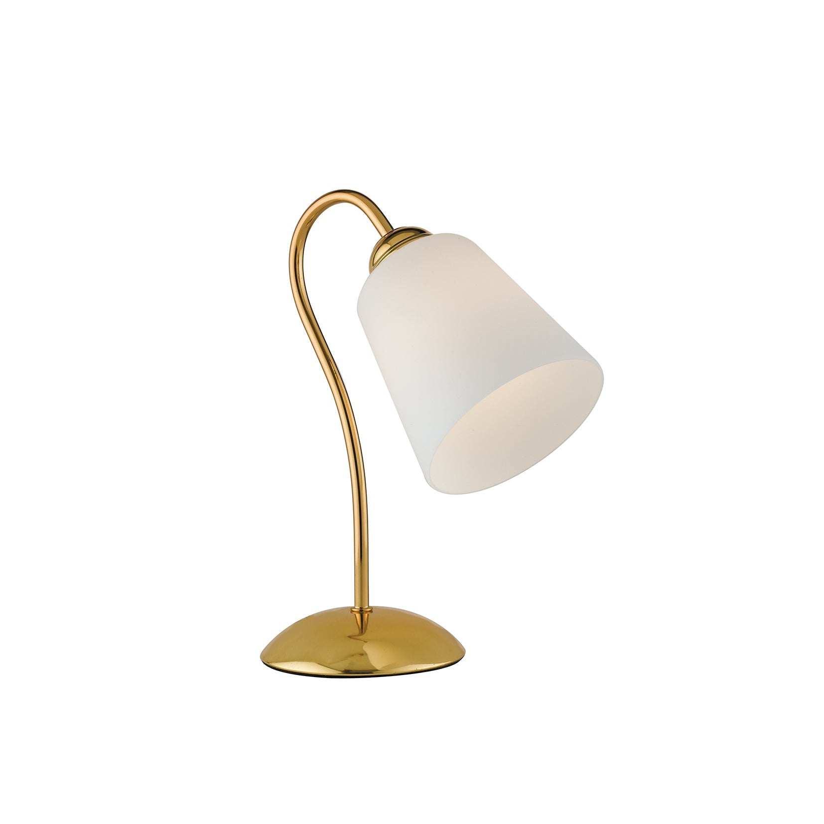 Lampada da tavolo 1162 nichel in metallo e vetro soffiato - FT-FeelThe