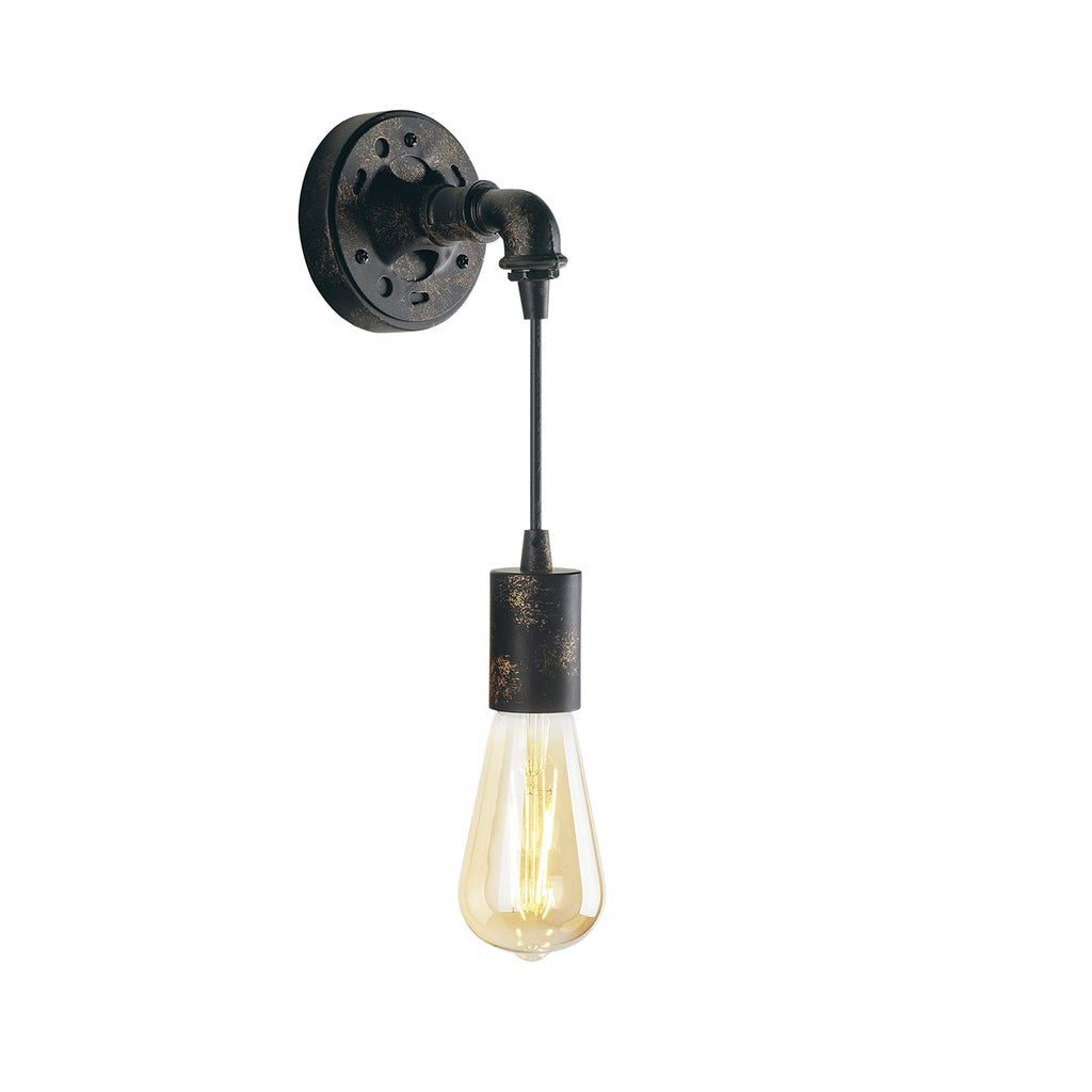 Applique AMARCORD a luce singola in metallo invecchiato - FT-FeelThe