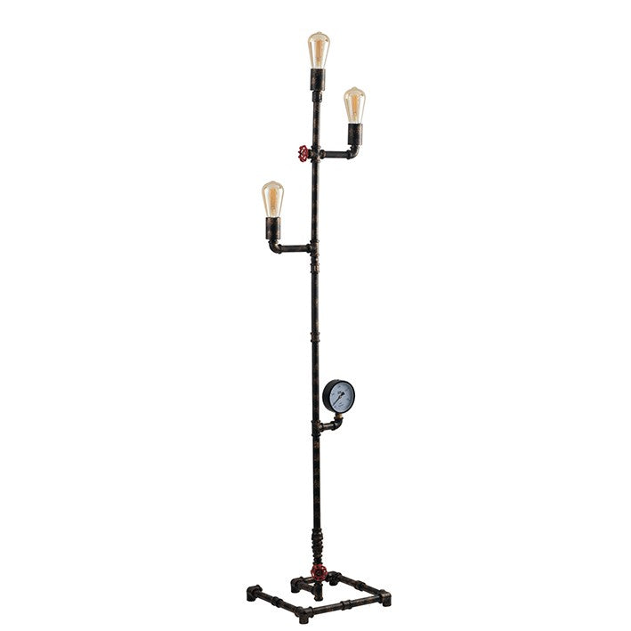 Piantana AMARCORD in metallo invecchiato stile industrial - FT-FeelThe