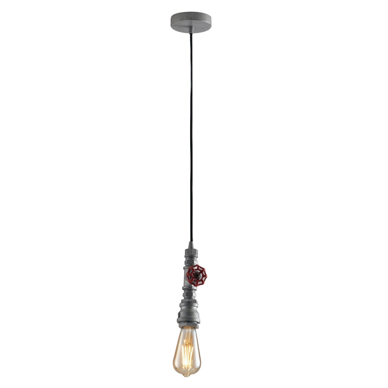Lampadario a sospensione AMARCORD in metallo invecchiato stile industrial - FT-FeelThe