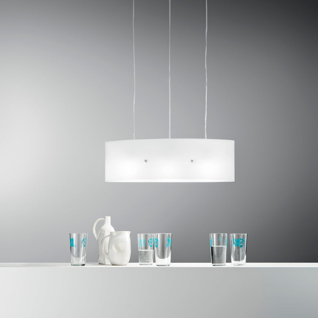 Lampadario a sospensione AMSTERDAM in metallo e vetro - FT-FeelThe