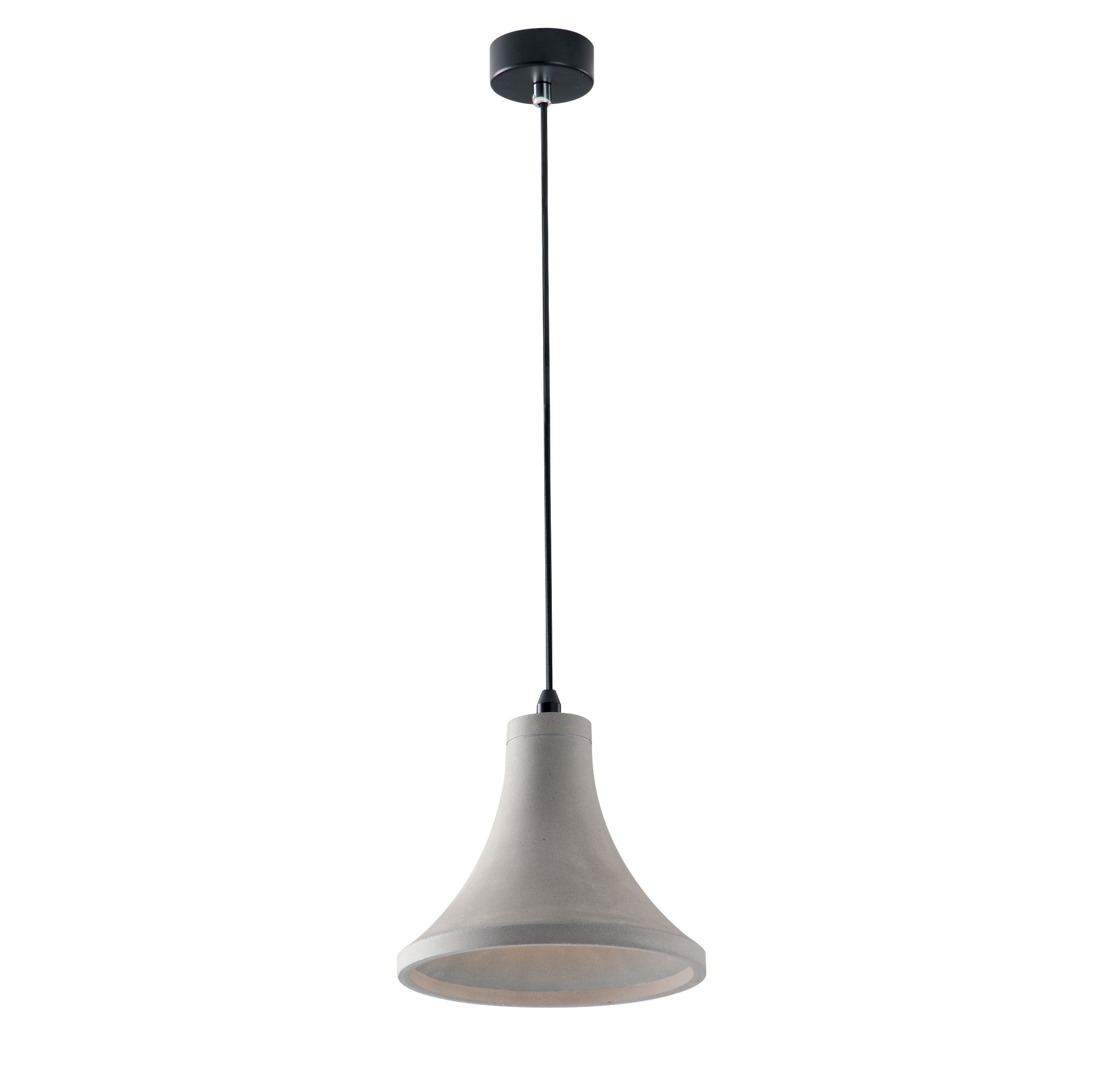 Lampadario a sospensione ANDO in cemento naturale - FT-FeelThe
