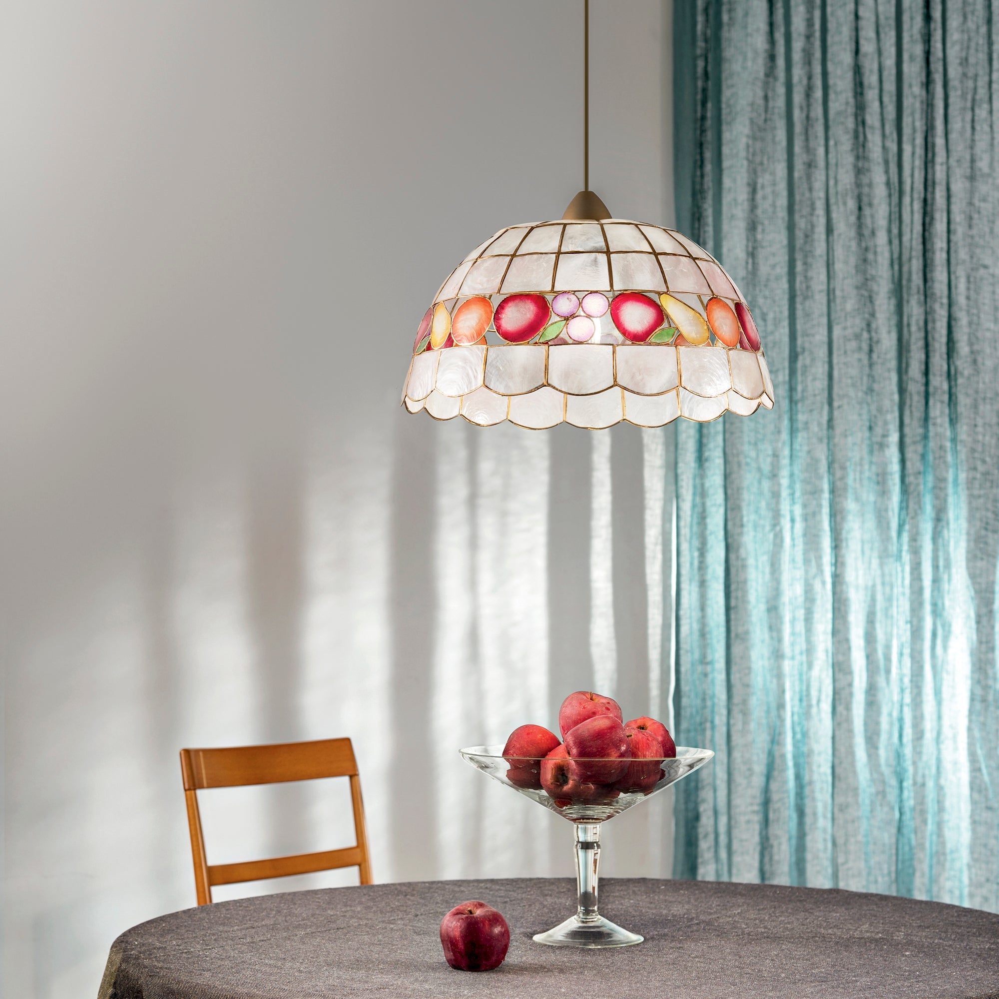 Lampadario a sospensione ARAGONA in vetro madreperla - FT-FeelThe