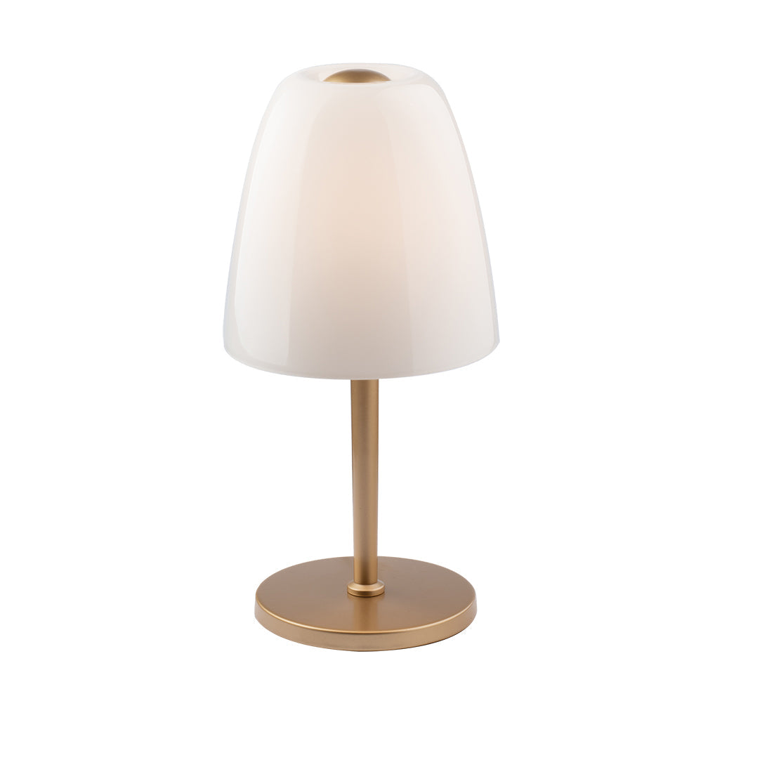 Lampada da tavolo ARES in vetro soffiato trasparente 36 cm - FT-FeelThe