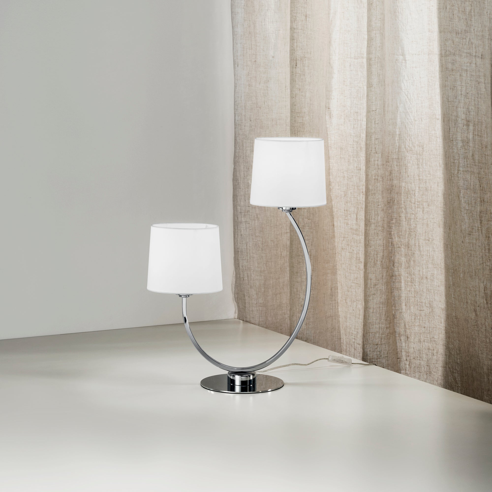 Lume ASTORIA in metallo con paralume in tessuto - FT-FeelThe