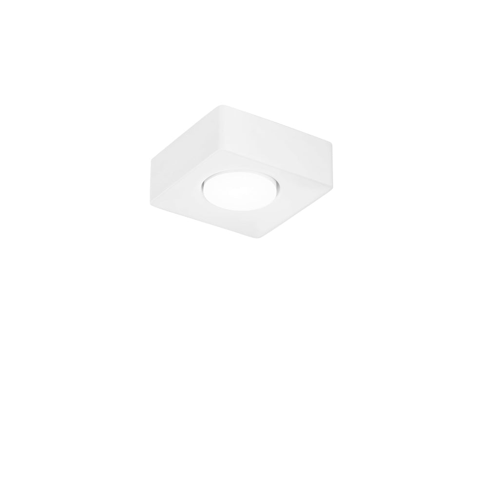 Plafoniera ATHEN quadrata in gesso verniciabile - FT-FeelThe