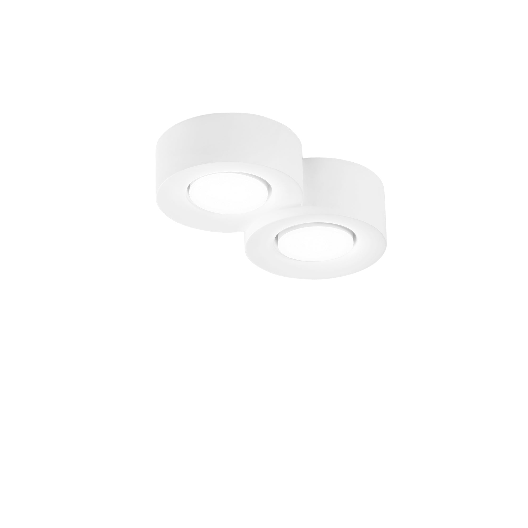 Plafoniera ATHEN rotonda in gesso verniciabile - FT-FeelThe