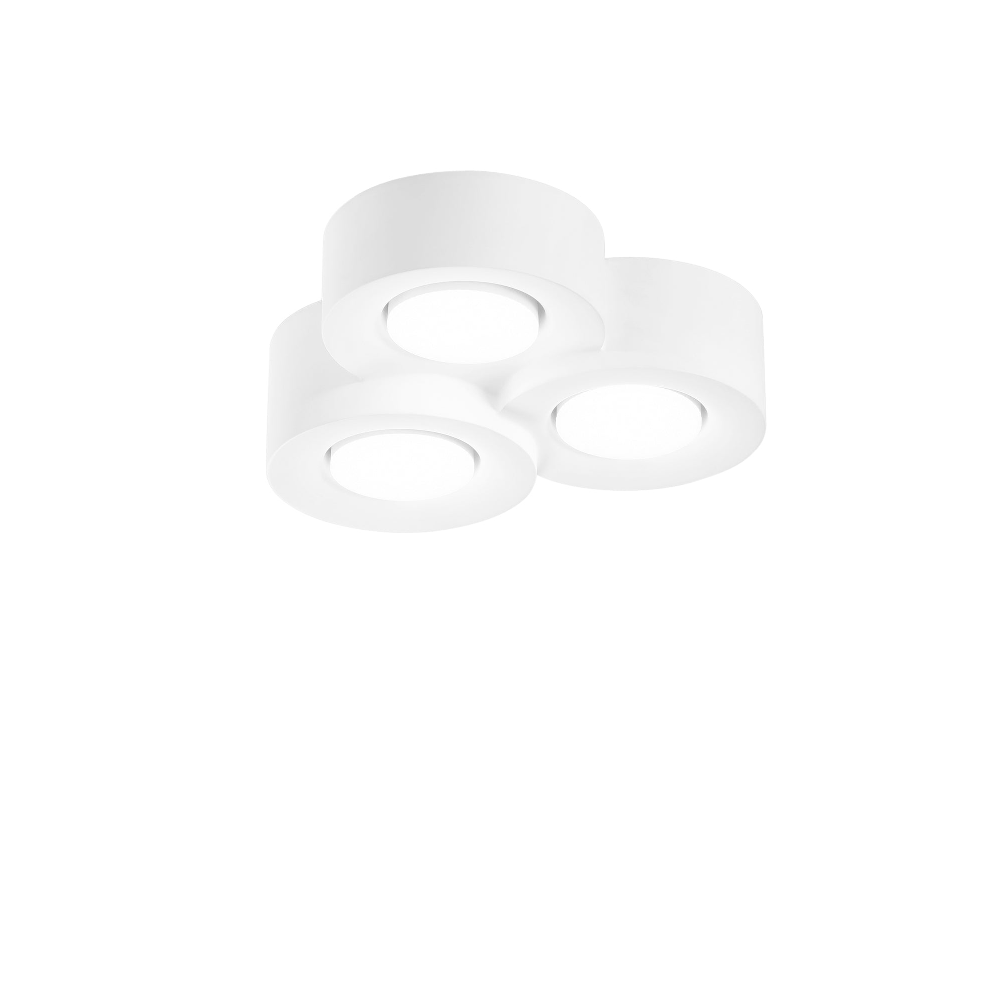 Plafoniera ATHEN rotonda in gesso verniciabile - FT-FeelThe