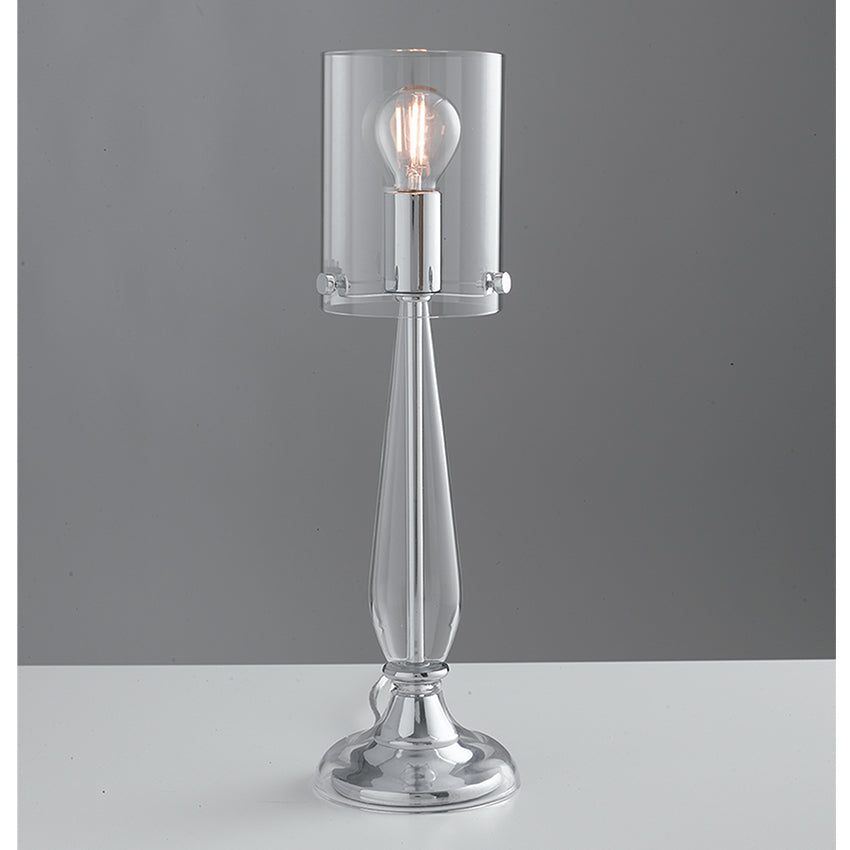 Lampada da tavolo trasparente AURORA in vetro soffiato con diffusore in vetro - FT-FeelThe