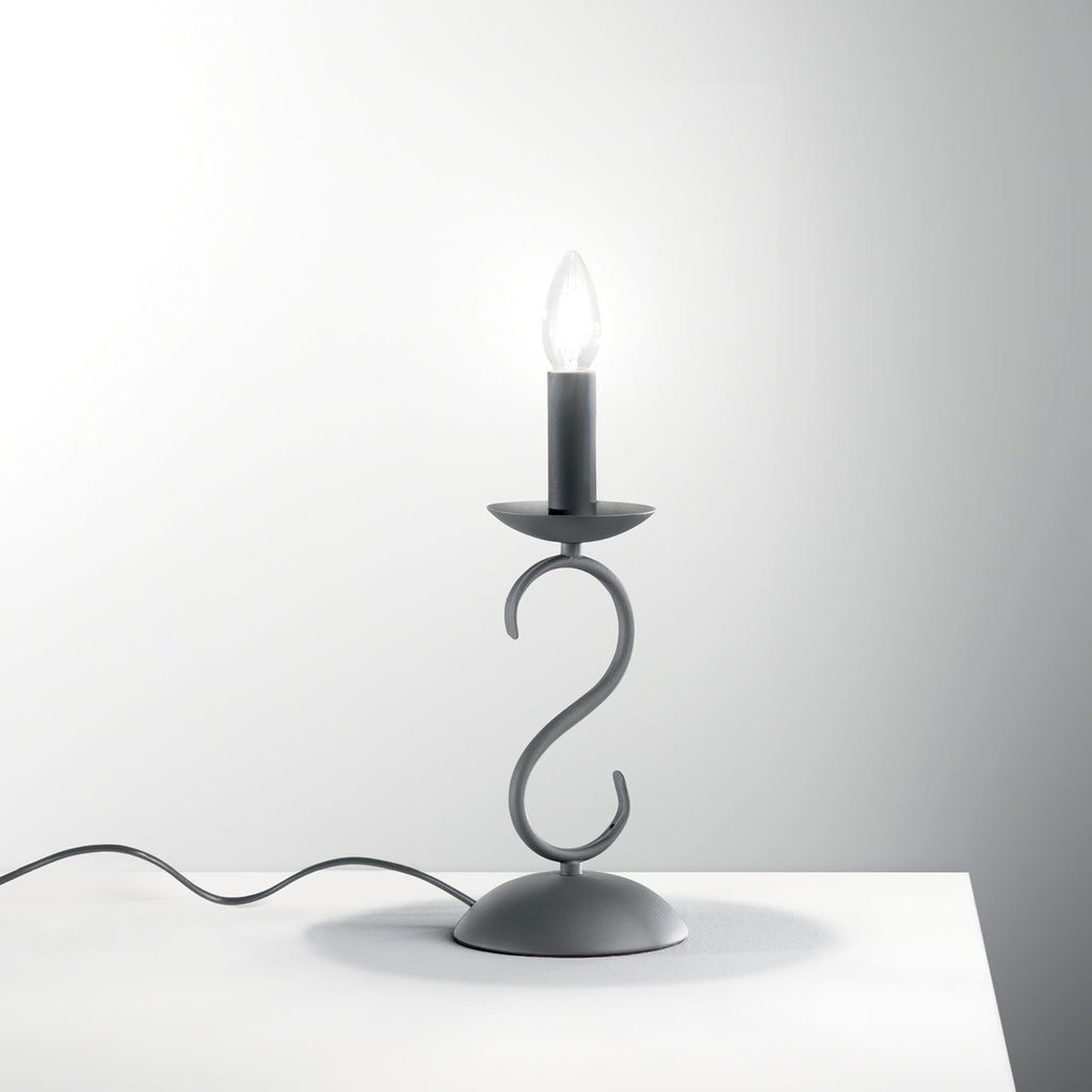 Lampada da tavolo BEATRICE in metallo antracite - FT-FeelThe