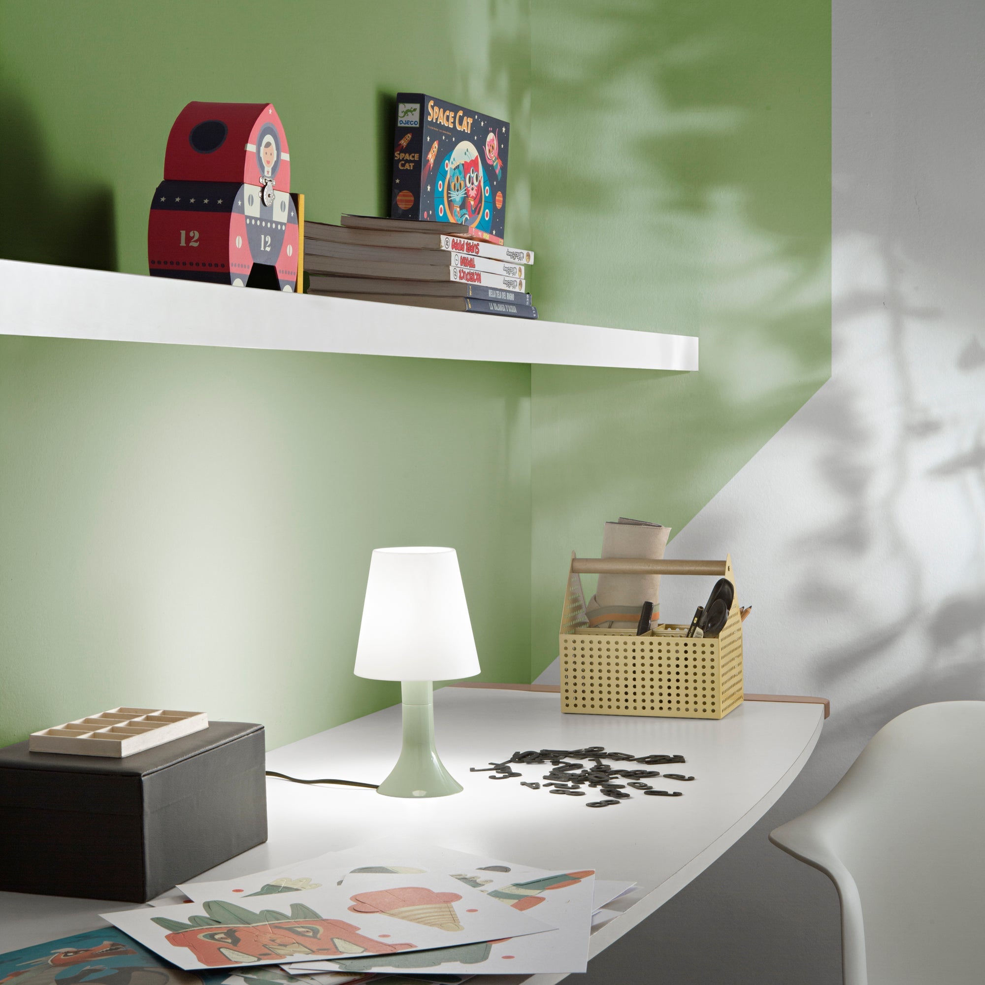 Lampada da tavolo BINGO con lumetto e diffusore in PC - FT-FeelThe