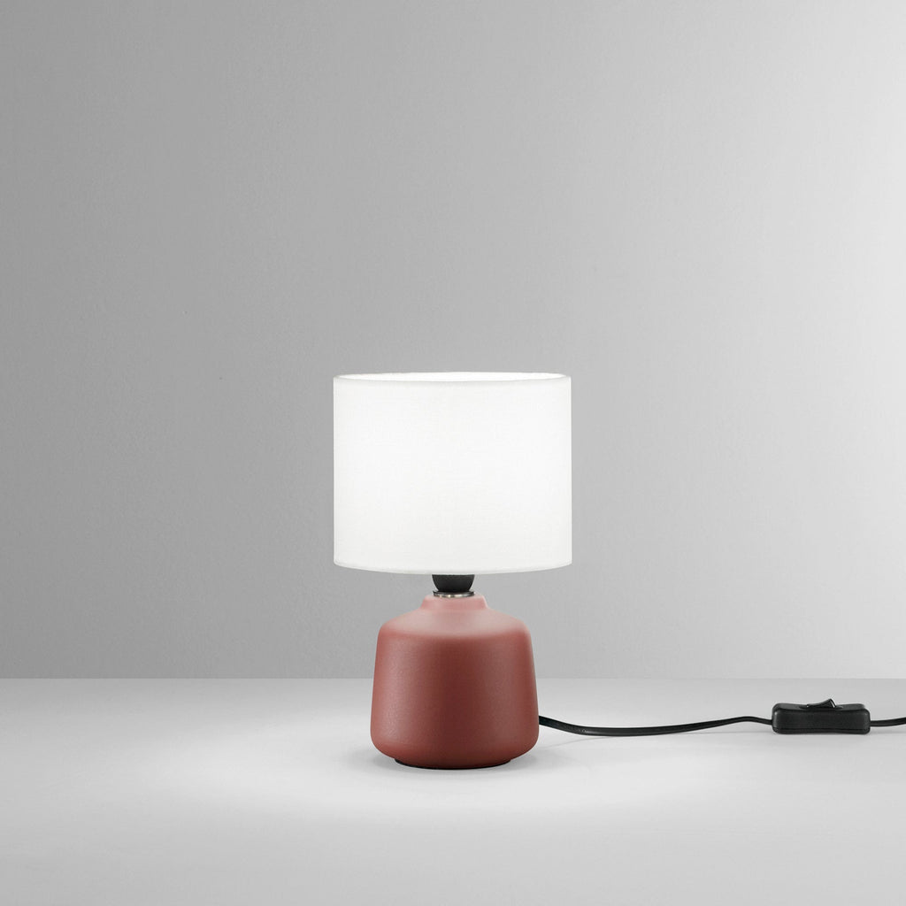 Lampada da tavolo Burano rosso - foto tecnica