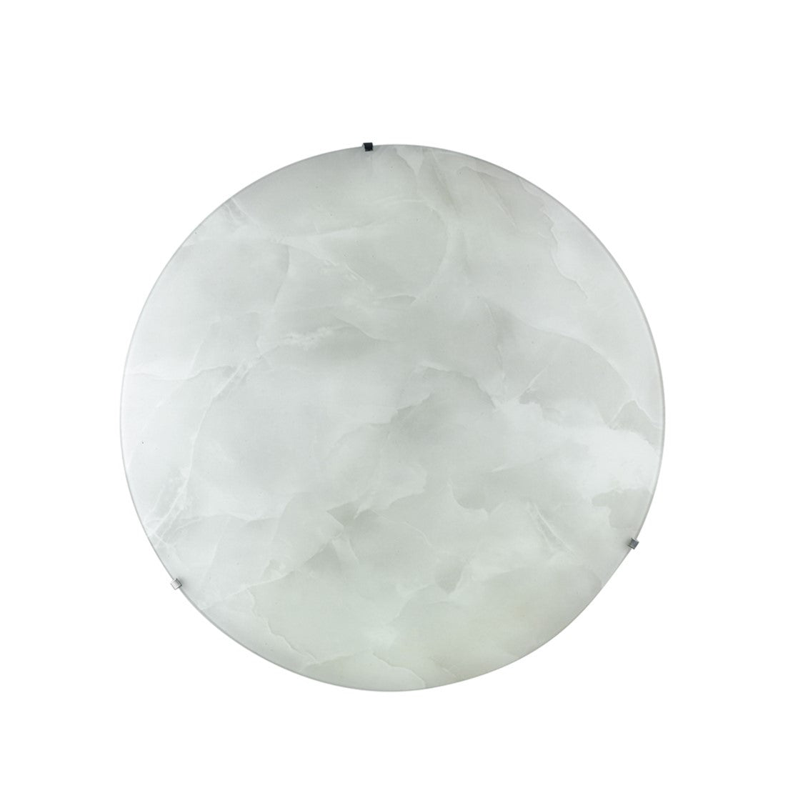Plafoniera CANOVA in vetro decorato marmo lucido colore ambra o bianco - FT-FeelThe