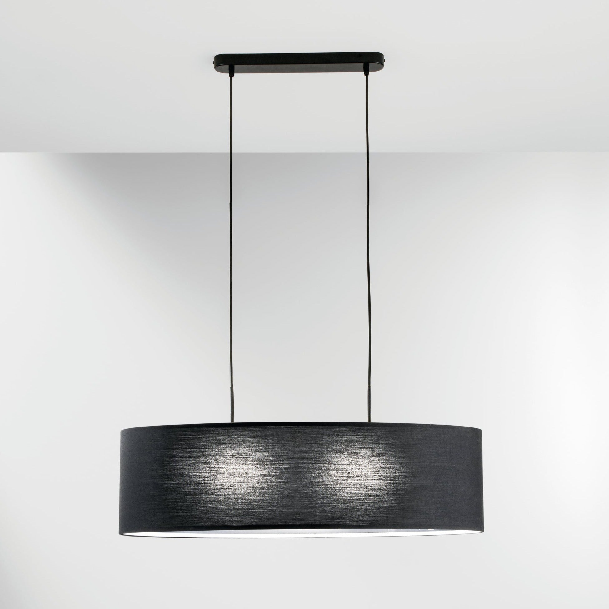 Sospensione CAPITAL in metallo con diffusore in tessuto - FT-FeelThe