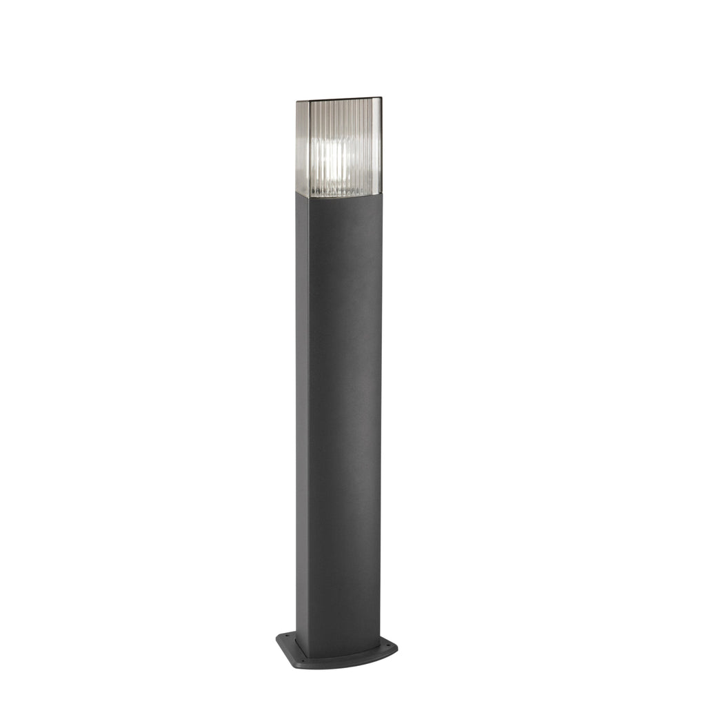 Paletto per esterno DARK In Acciaio Inox Con Diffusore In Policarbonato Con Sensore Di Movimento  1Xe27 75cm - FT-FeelThe