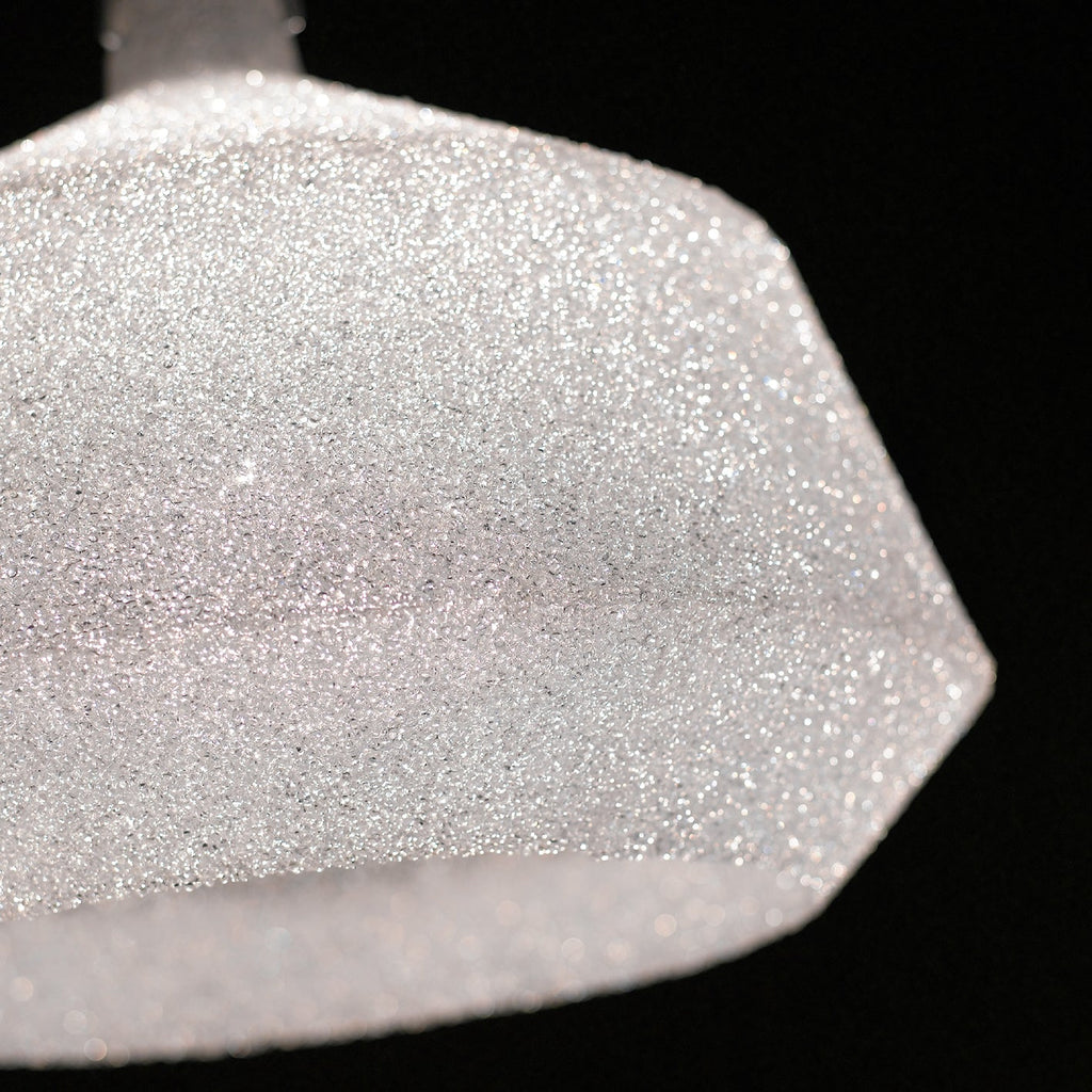 Lampadario a sospensione DEA con diffusore brillantinato - FT-FeelThe