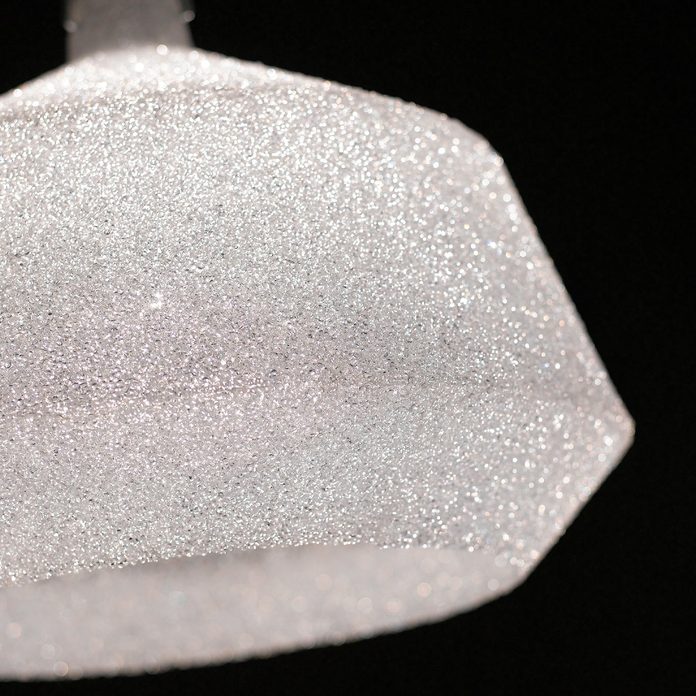 Lampadario a sospensione DEA con diffusore brillantinato - FT-FeelThe