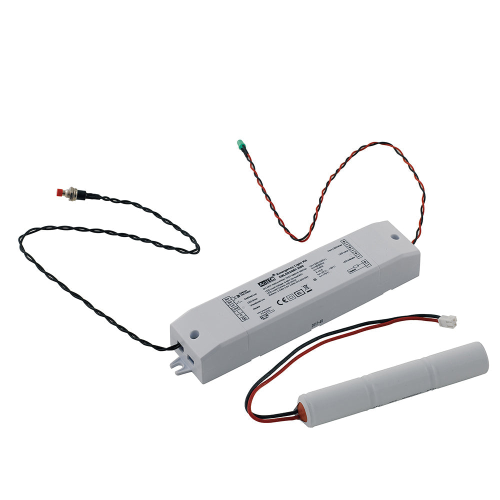 Driver AcTEC di emergenza 6-60V 4W con batteria da 180 minuti 16 x 3,8 x 2,8 cm. - FT-FeelThe