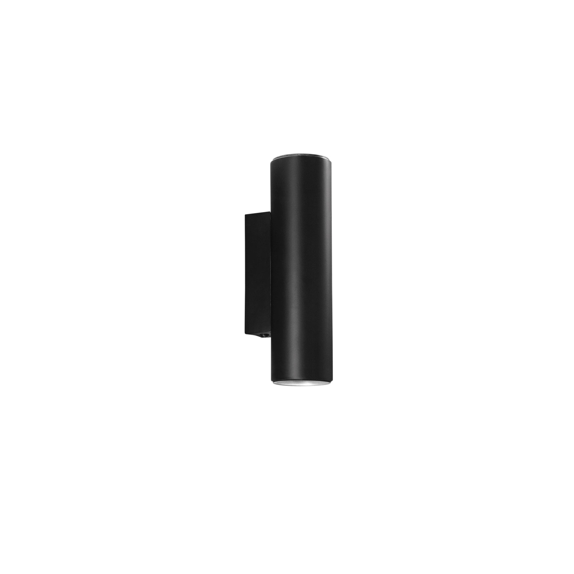 DUDUK wall lamp in tubular metal with double-beam light 