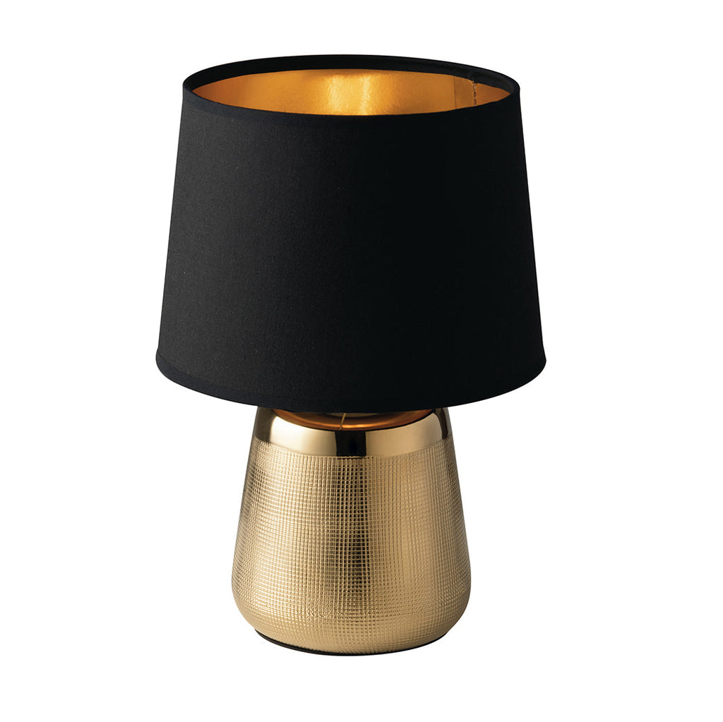 Lumetto ECSTASY con struttura in ceramica e paralume in tessuto - FT-FeelThe