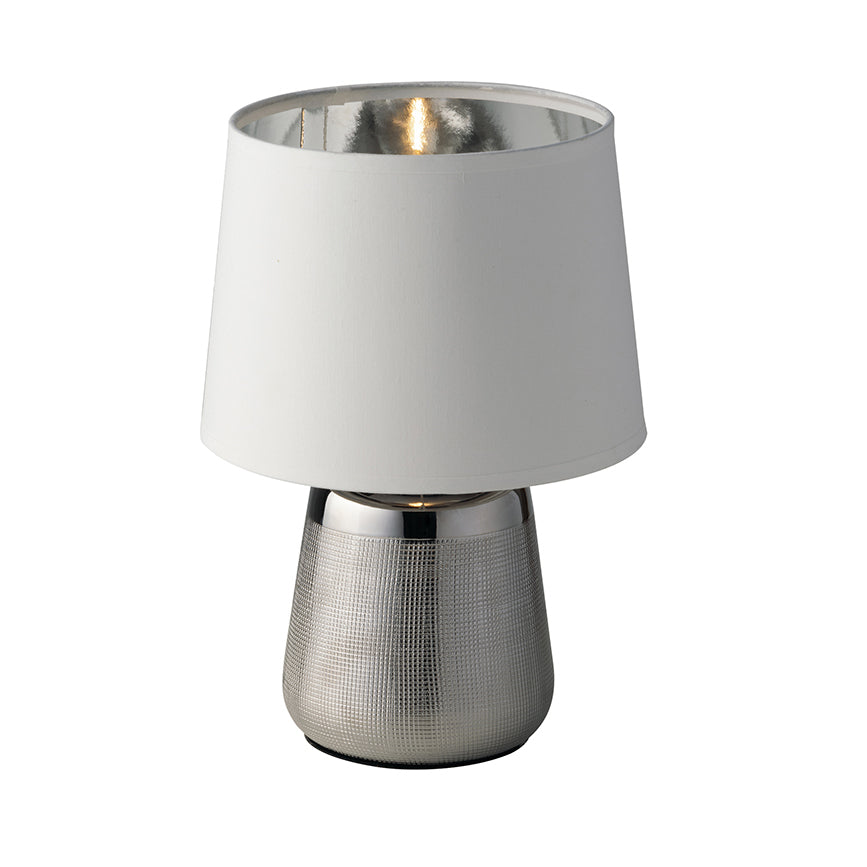 Lumetto ECSTASY con struttura in ceramica e paralume in tessuto - FT-FeelThe