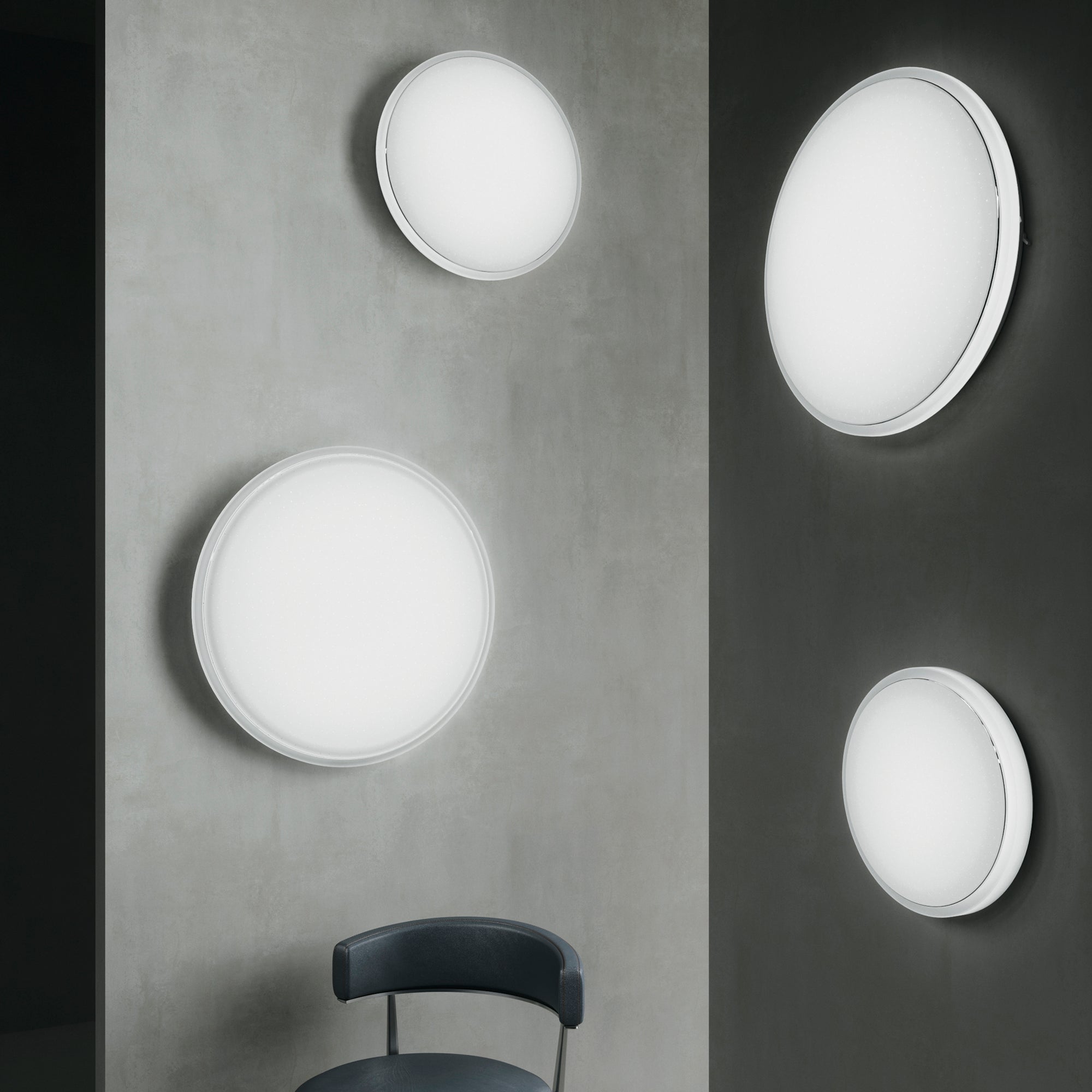 Plafoniera LED EGO CCT e dimmer, compatibile con Wi-Fi - FT-FeelThe