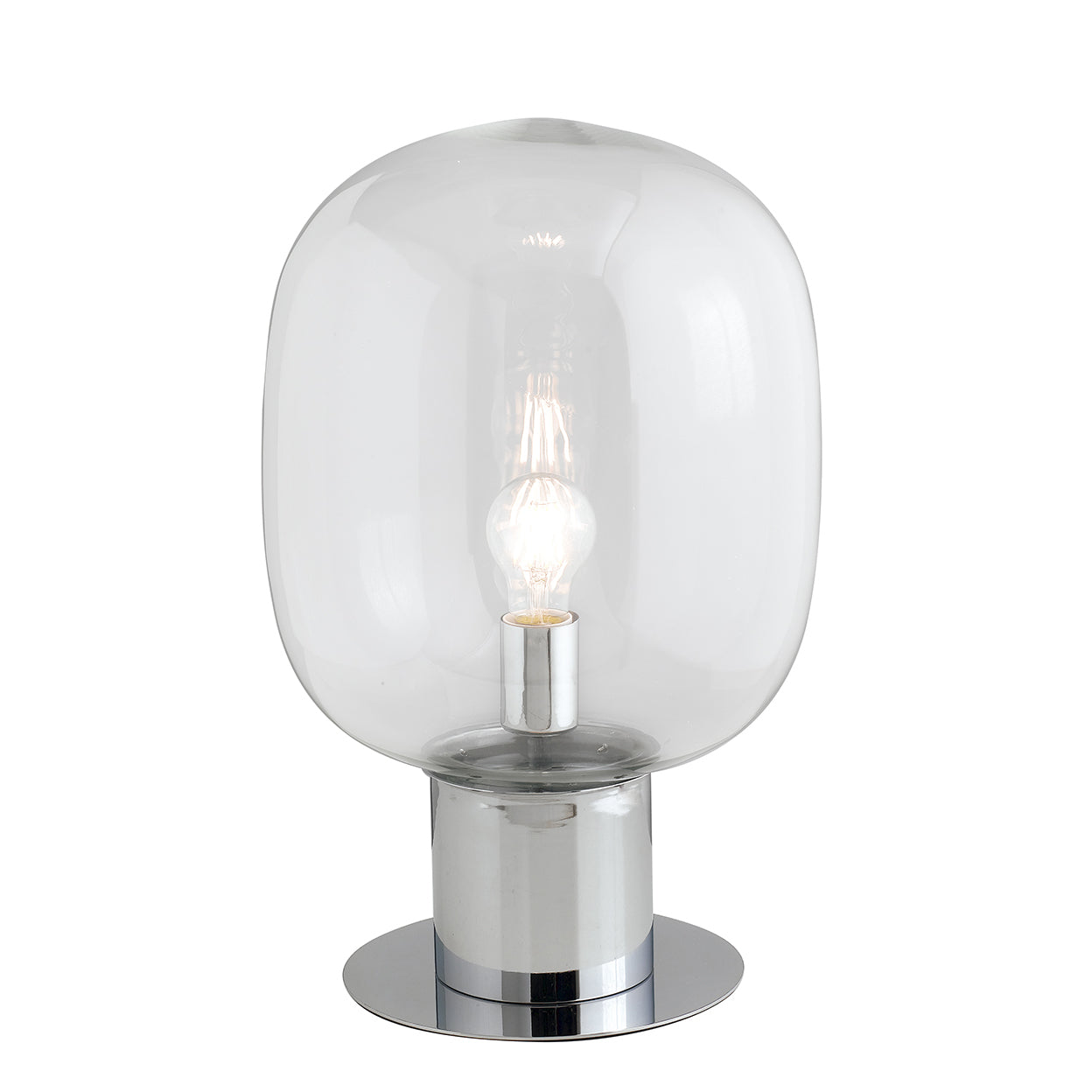 Lampada da tavolo FELLINI in metallo e vetro soffiato - FT-FeelThe