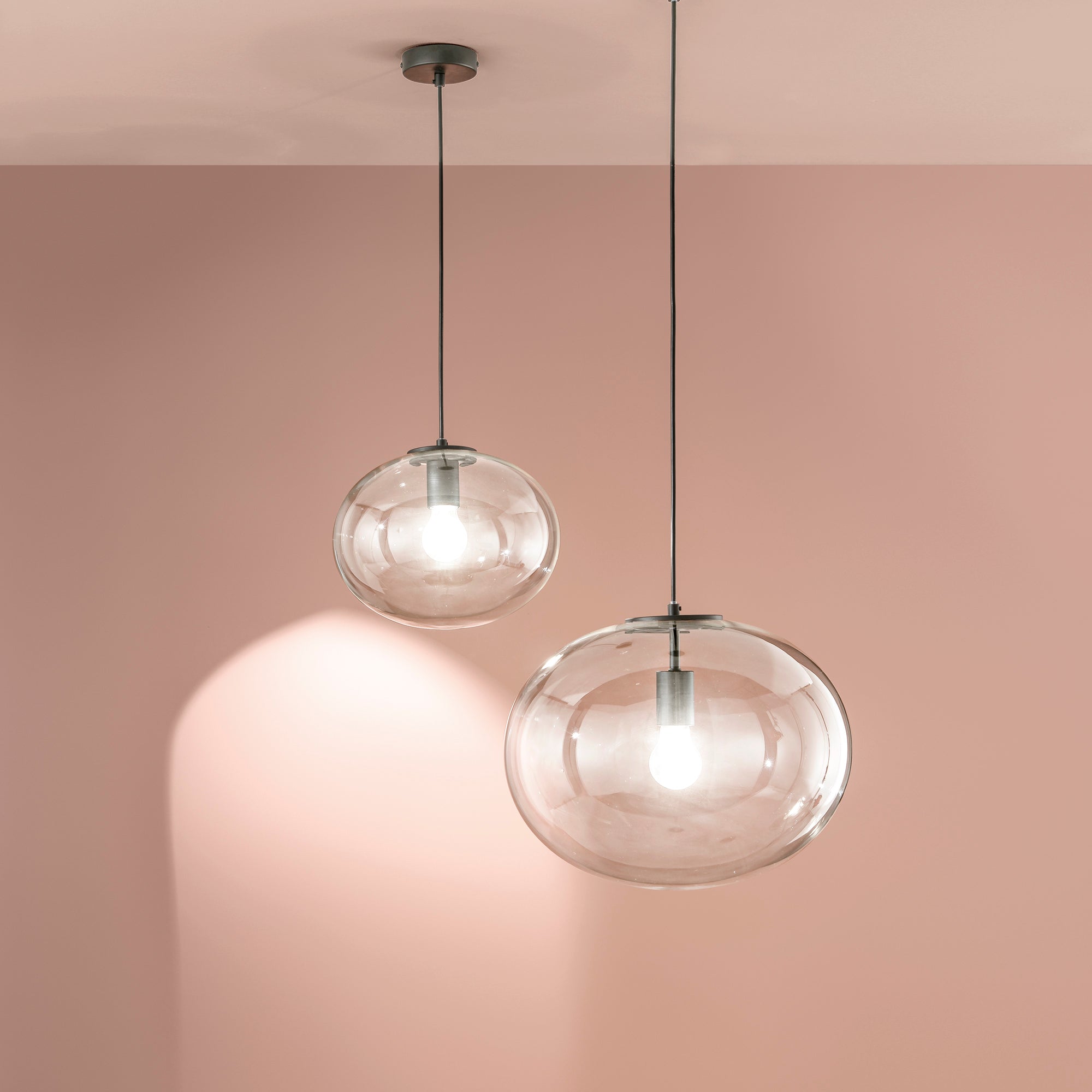Lampadario a sospensione GALAXY, diffusore singolo - FT-FeelThe