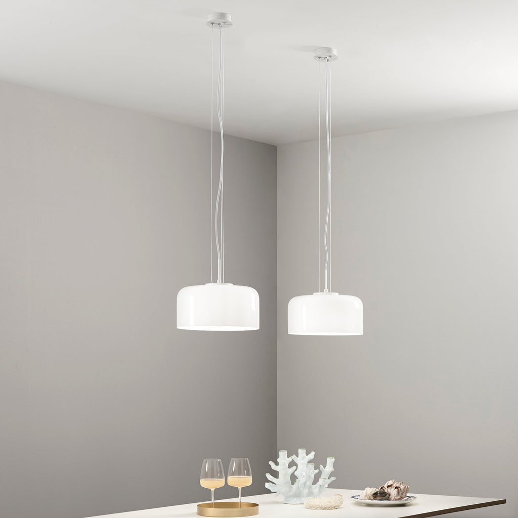 Lampadario a sospensione GIBUS in vetro soffiato - FT-FeelThe