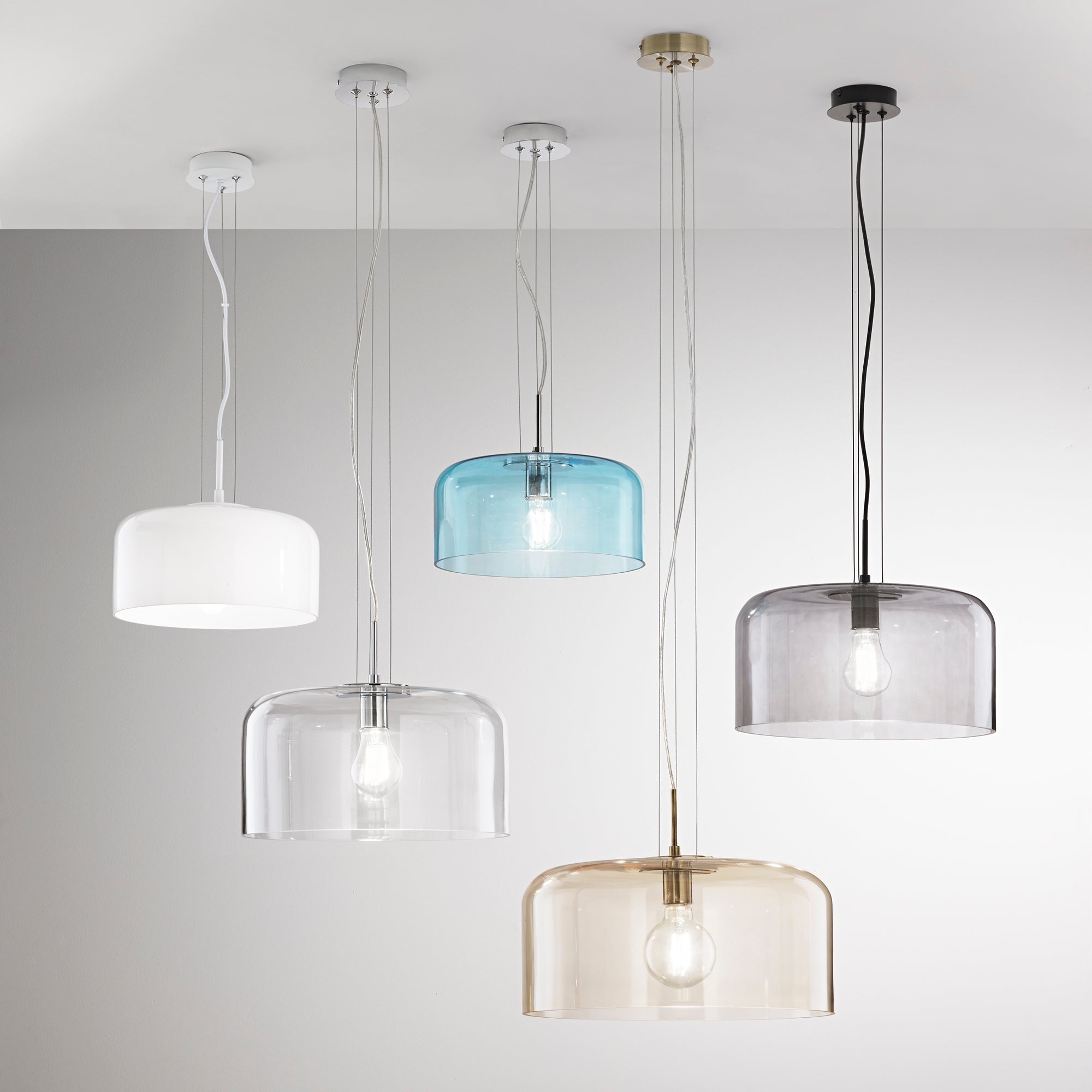 Lampadario a sospensione GIBUS in vetro soffiato - FT-FeelThe