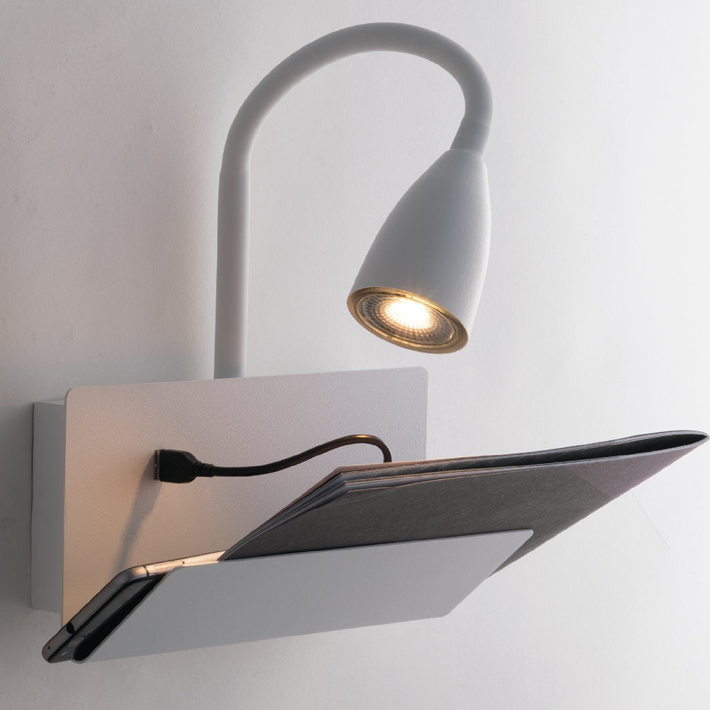 Applique GULP in metallo con presa USB - FT-FeelThe