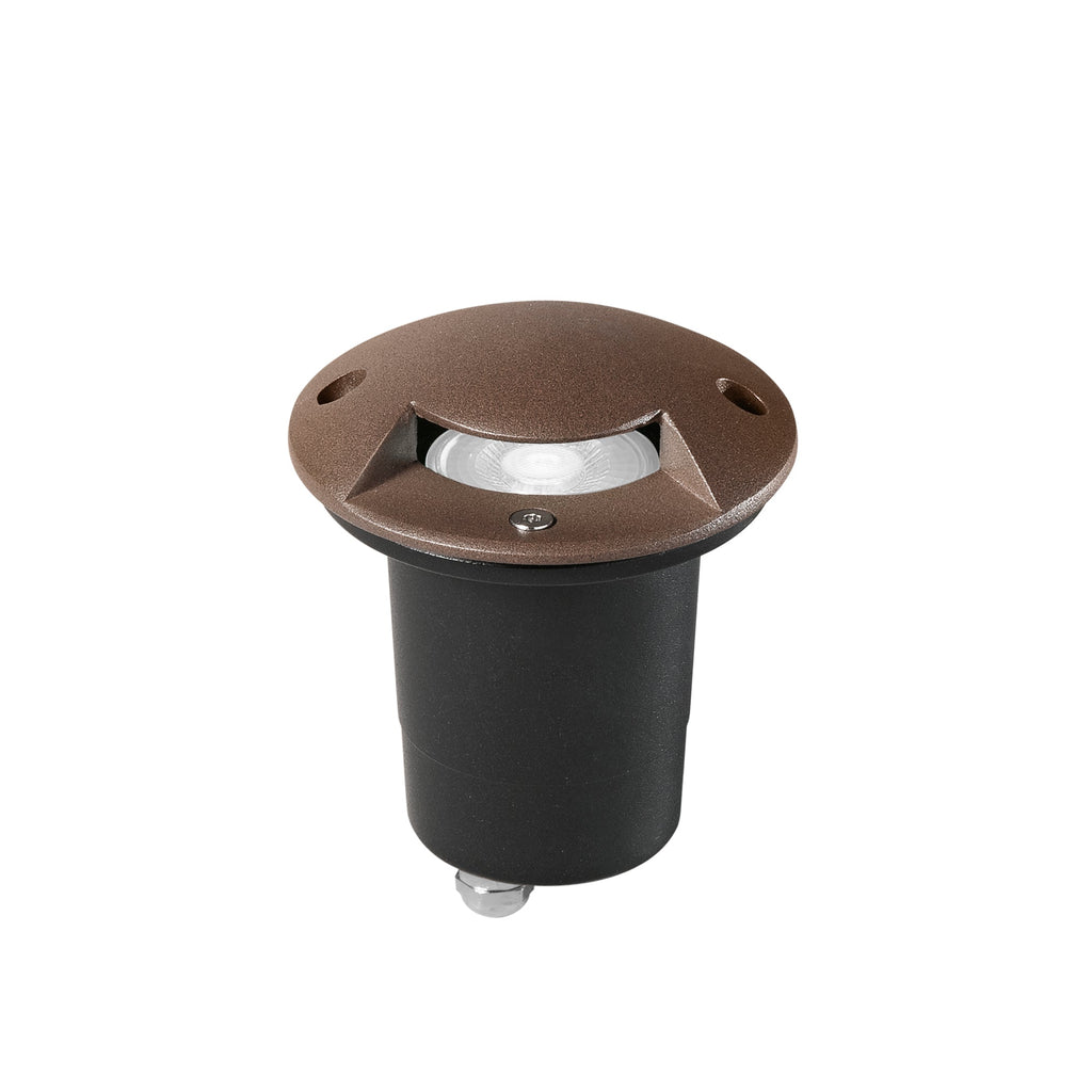 Faro carrabile HUMMER forma rotonda, acciaio inox - FT-FeelThe