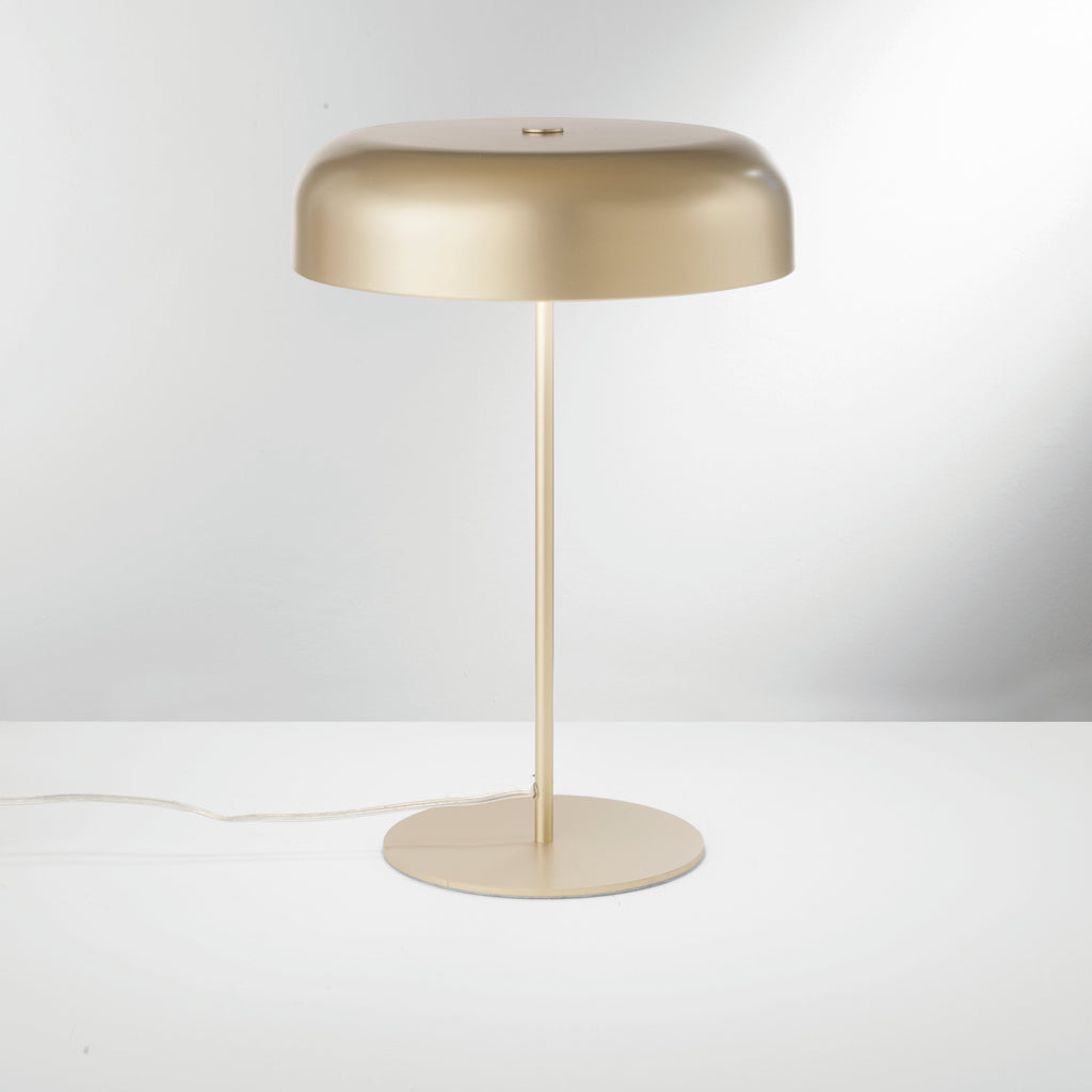 Lampada da tavolo ICEMAN oro in metallo - FT-FeelThe
