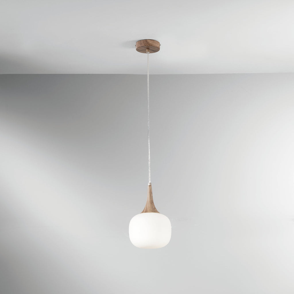 Sospensione JAIPUR in metallo con diffusore in vetro - FT-FeelThe