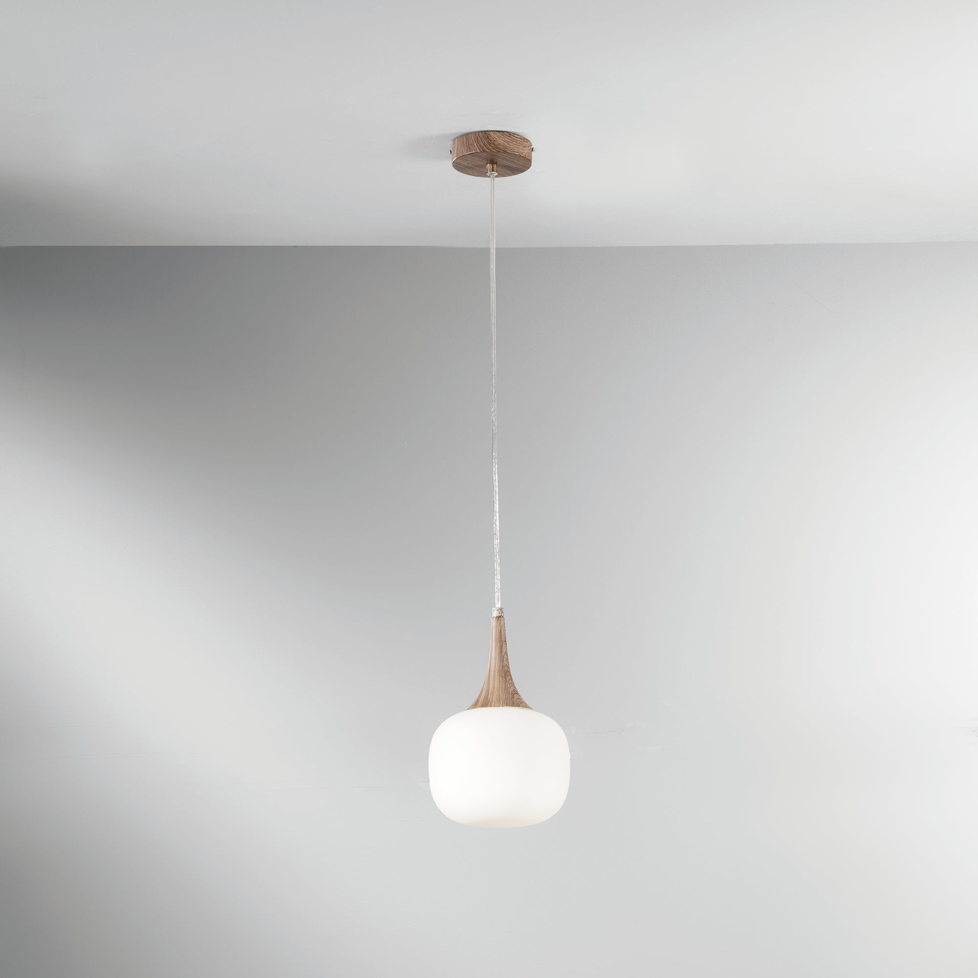Sospensione JAIPUR in metallo con diffusore in vetro - FT-FeelThe