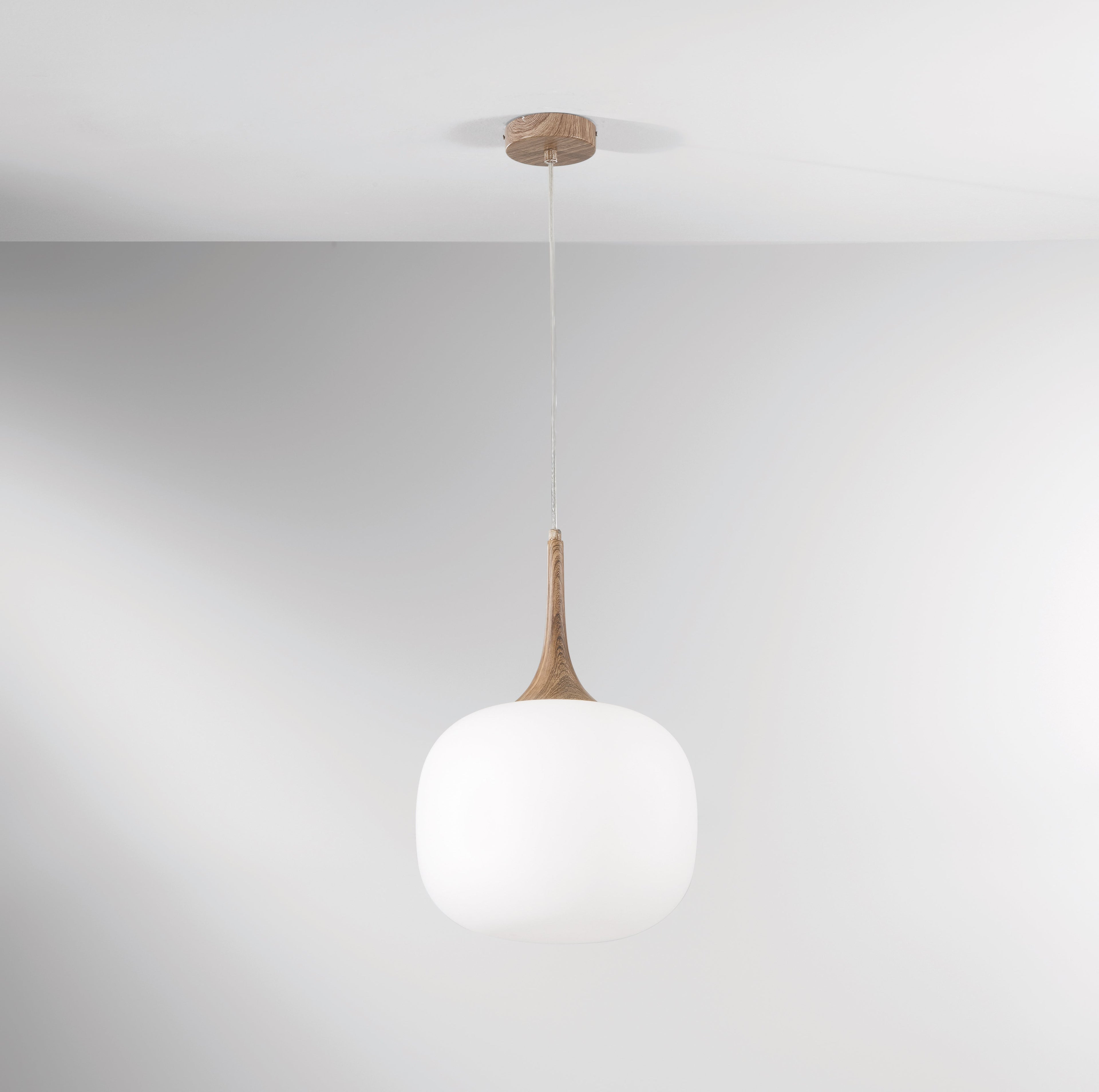 Sospensione JAIPUR in metallo con diffusore in vetro - FT-FeelThe