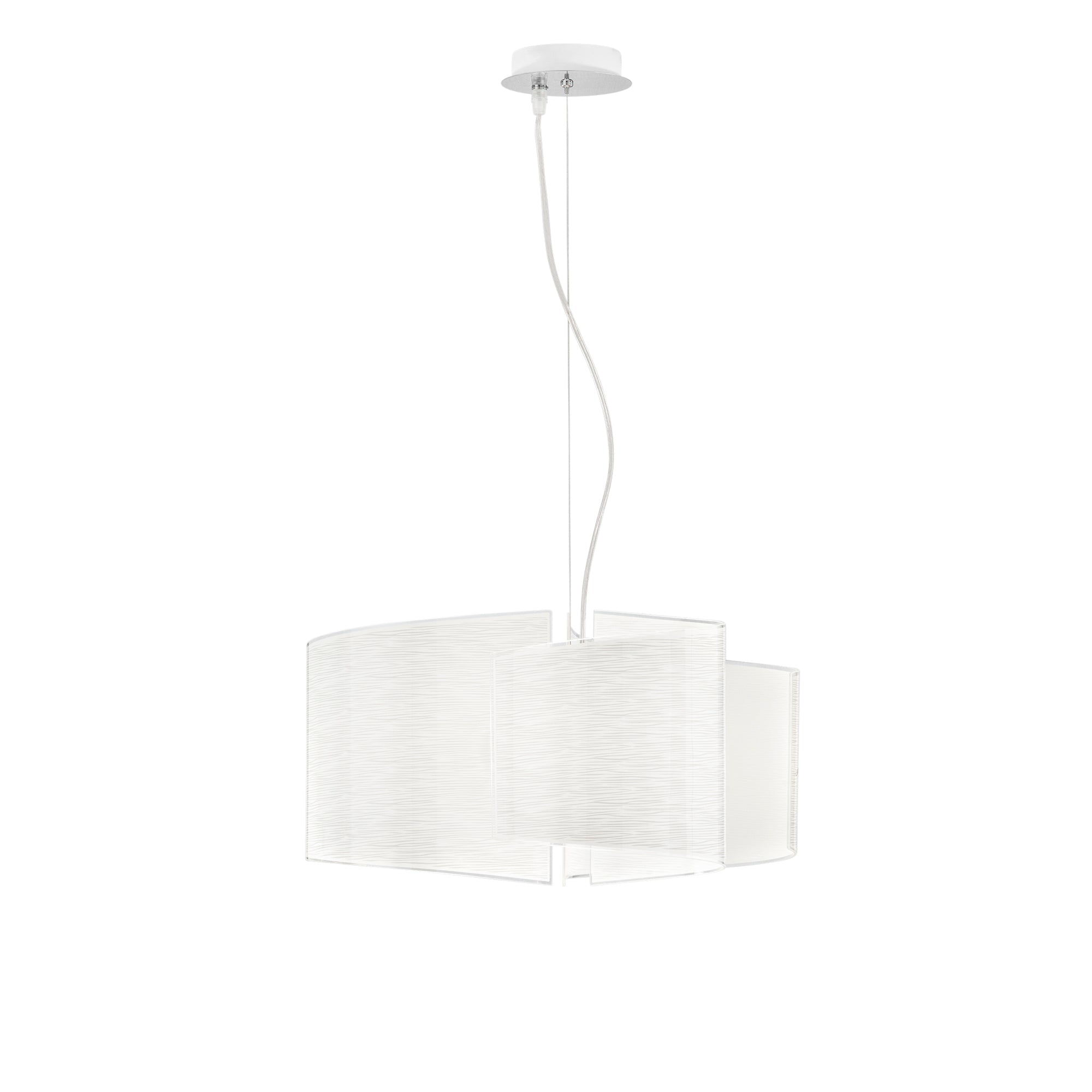 Lampadario a sospensione JOYCE in vetro decorato - FT-FeelThe
