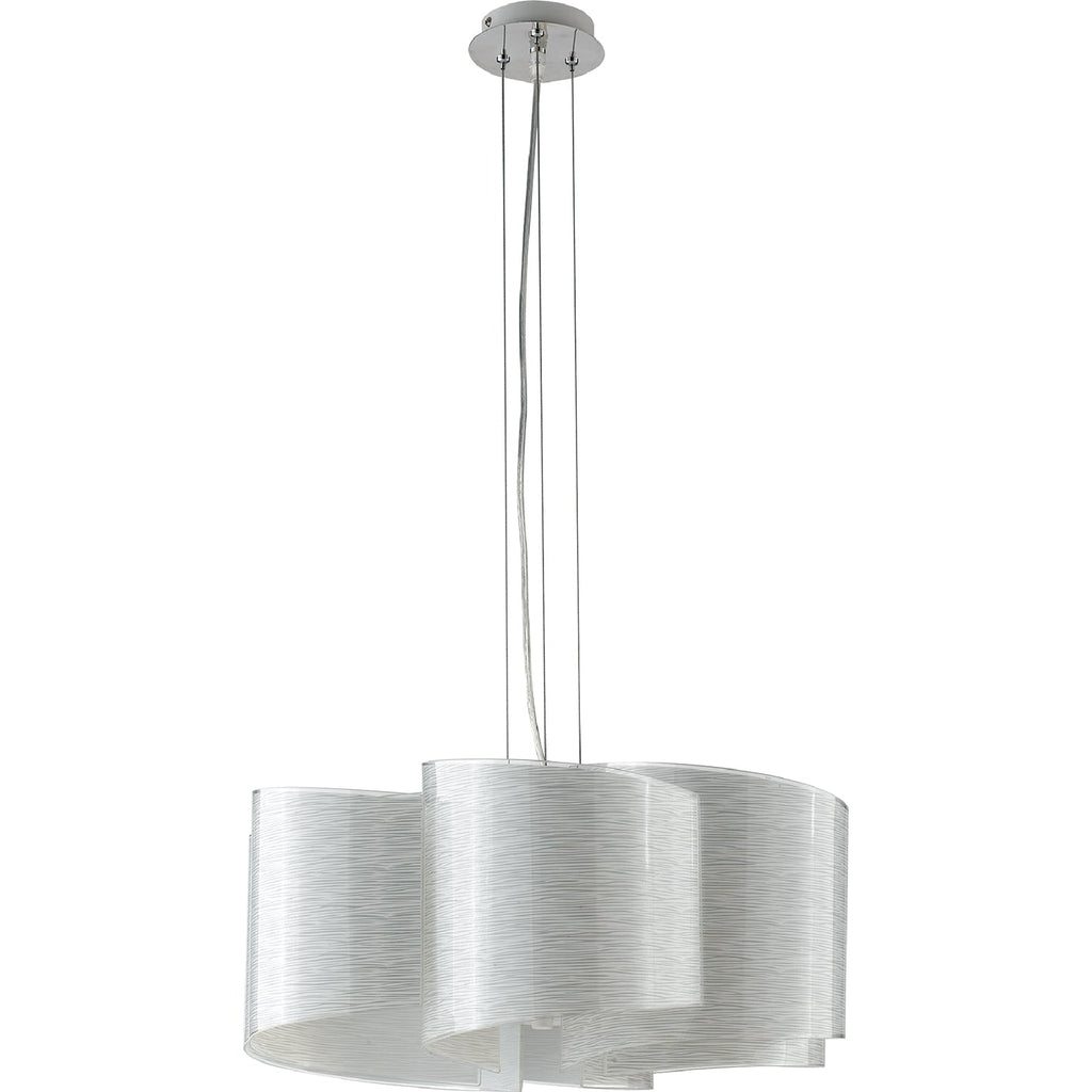 Lampadario a sospensione JOYCE in vetro decorato (6XE27) - FT-FeelThe