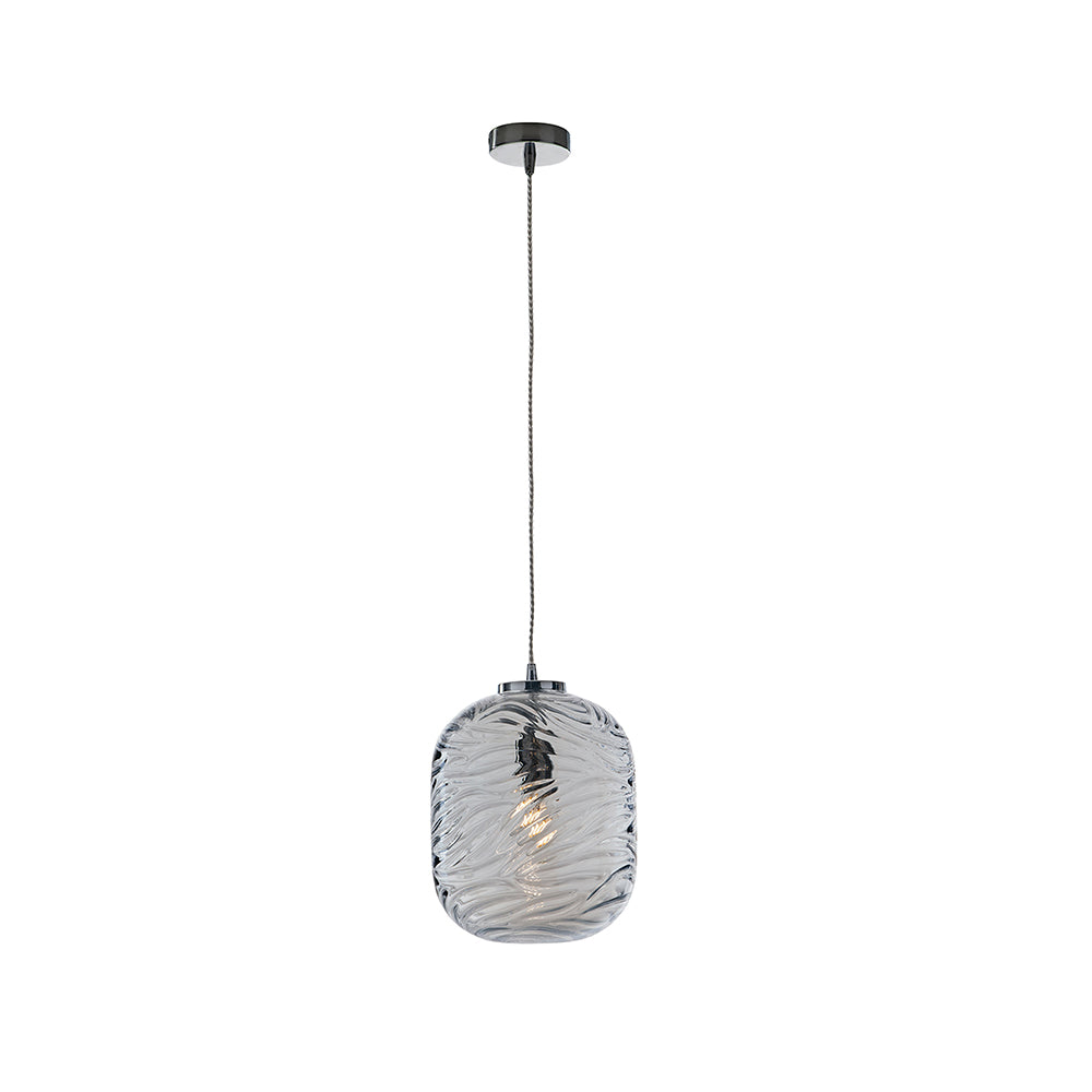 Lampadario a sospensione NEREIDE, disponibile in blu, champagne o trasparente - FT-FeelThe