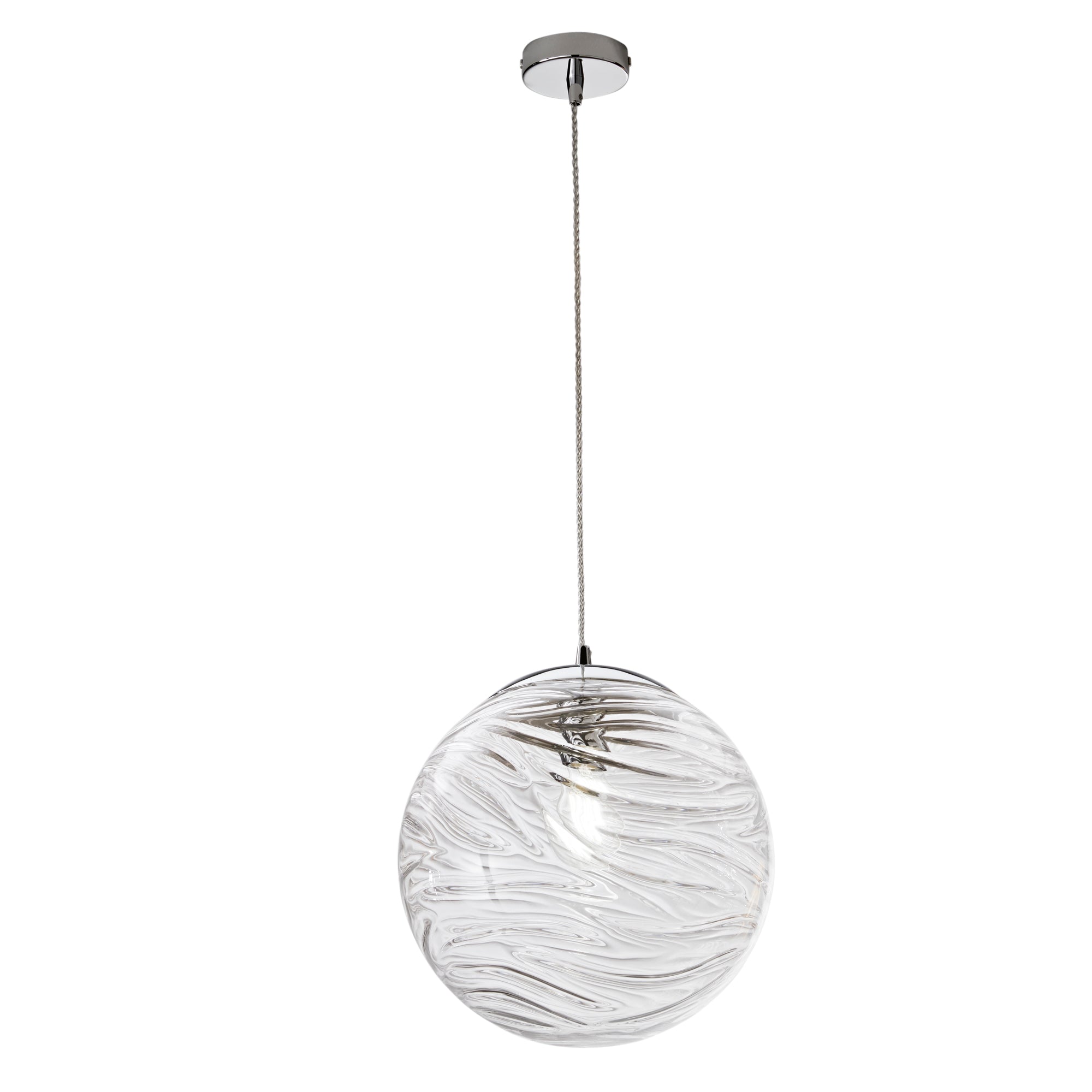 Lampadario a sospensione NEREIDE, disponibile in blu, champagne o trasparente - FT-FeelThe