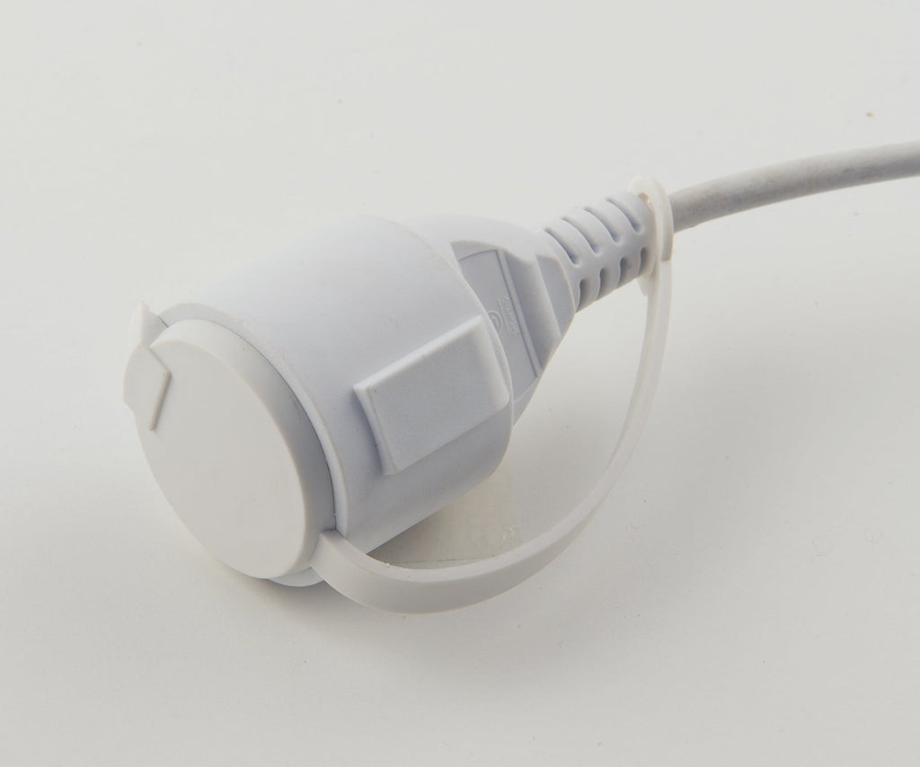 Stringa elettrificata Picnic con attacco E27 per esterni, con cavo in gomma inclusiva di spina schuko e connettore modulabile - FT-FeelThe