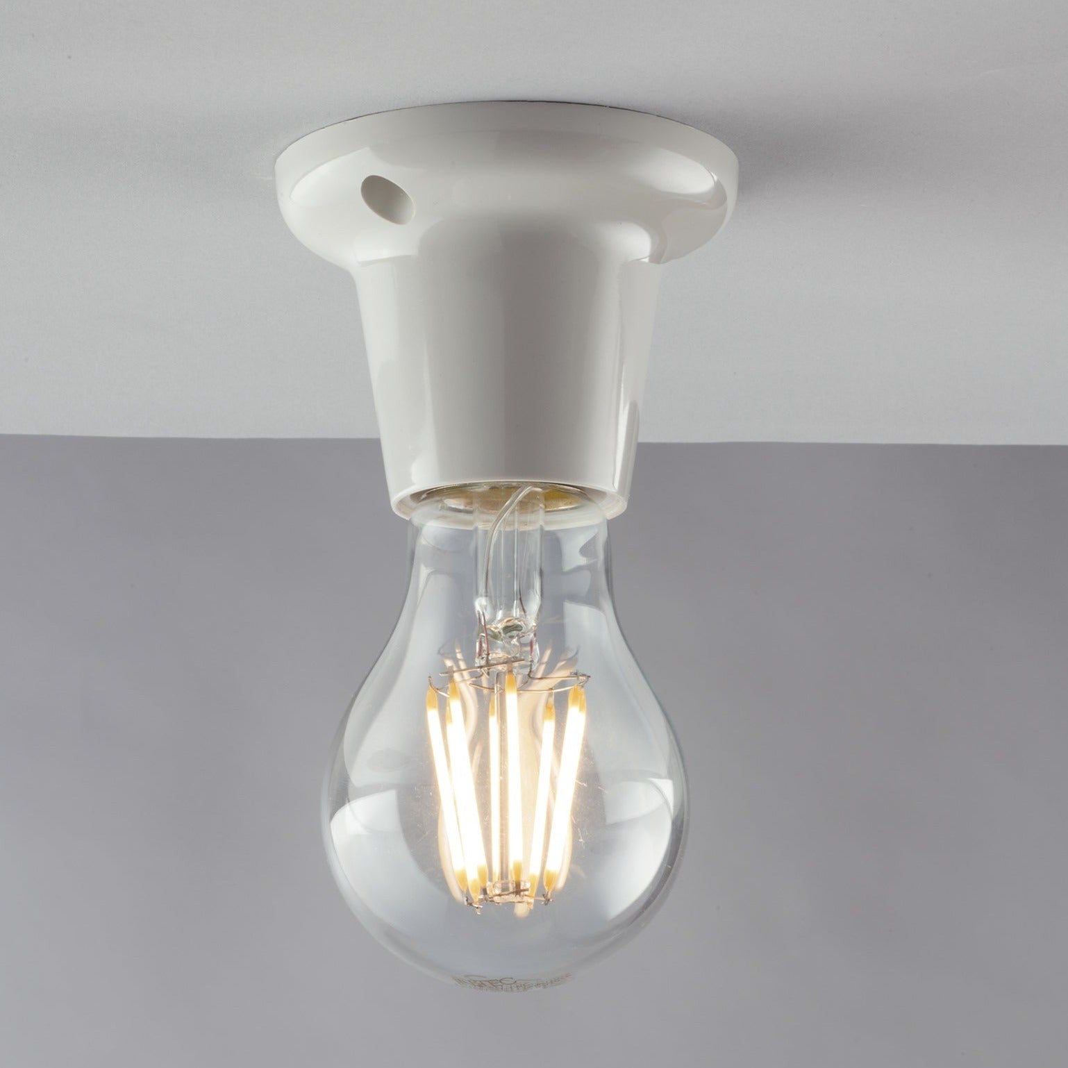 Portalampade DOBLEAU in termoplastica bianca - FT-FeelThe