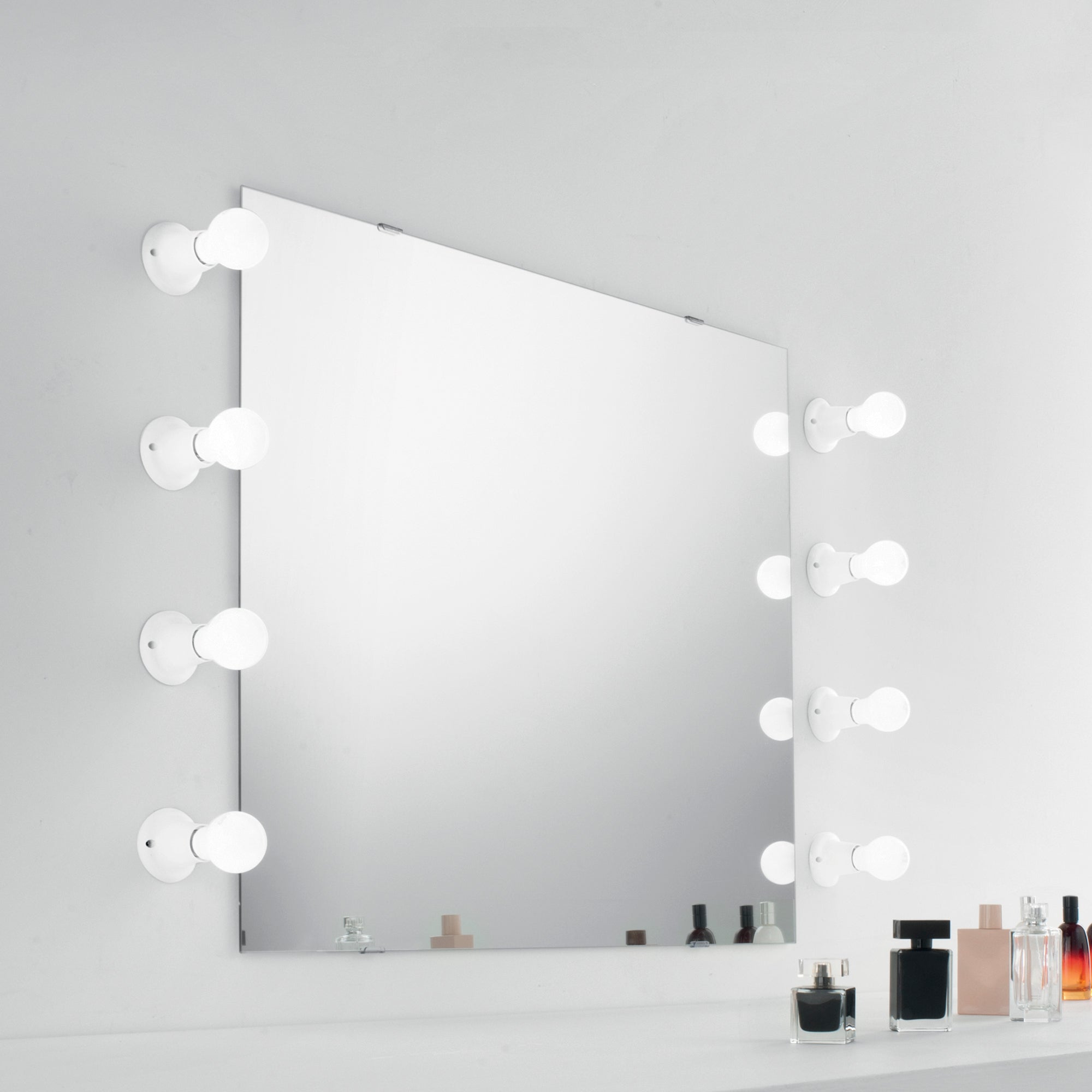 Portalampade DOBLEAU in termoplastica bianca - FT-FeelThe