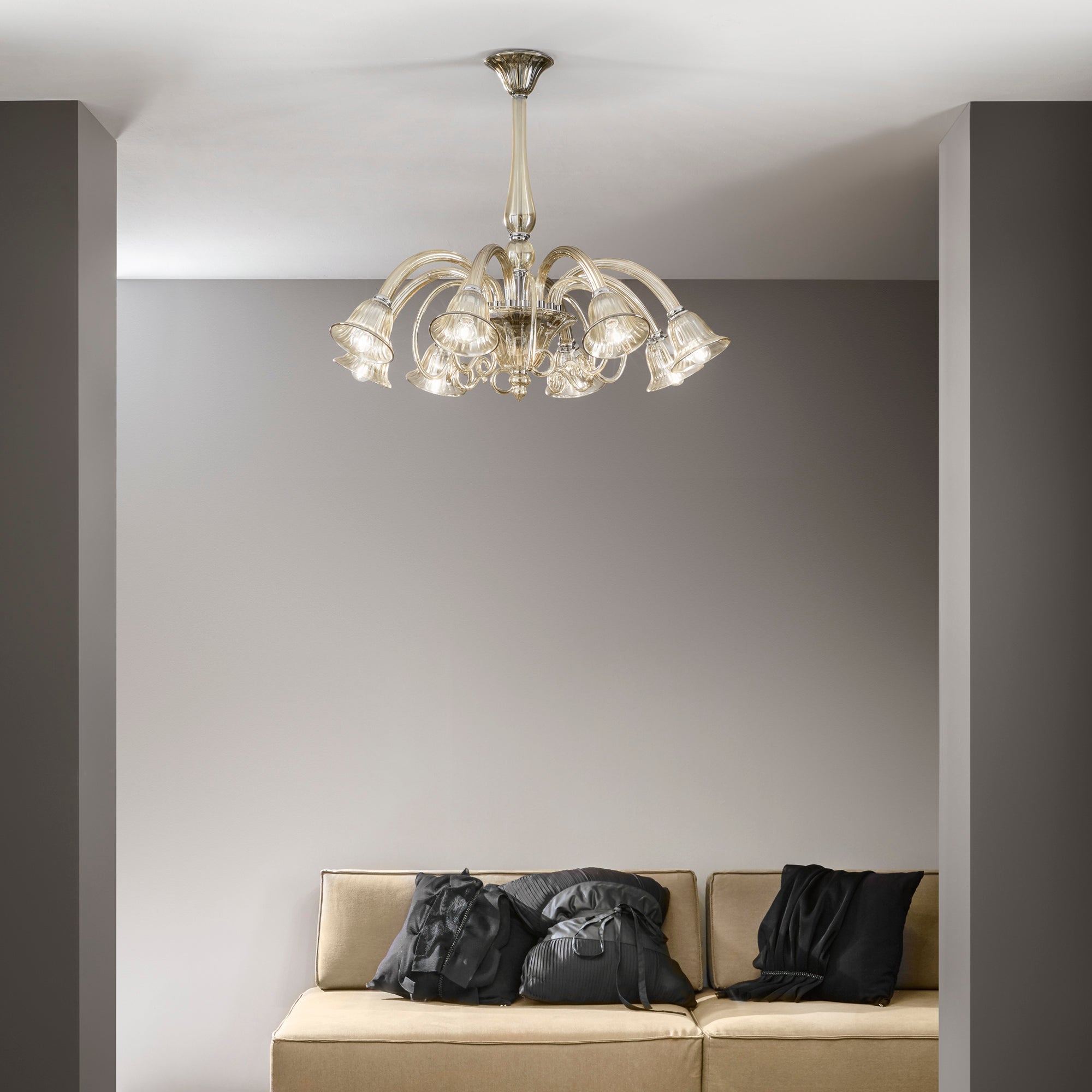Lampadario a sospensione POSEIDON (8XE14) - FT-FeelThe