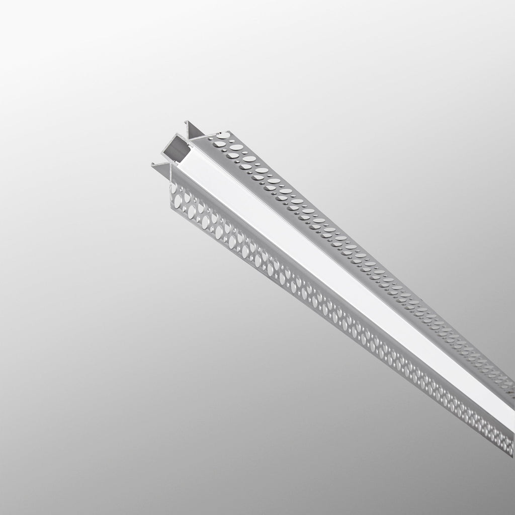 Profilo ANGLE in alluminio per installazione angolare ad incasso 2 metri - FT-FeelThe