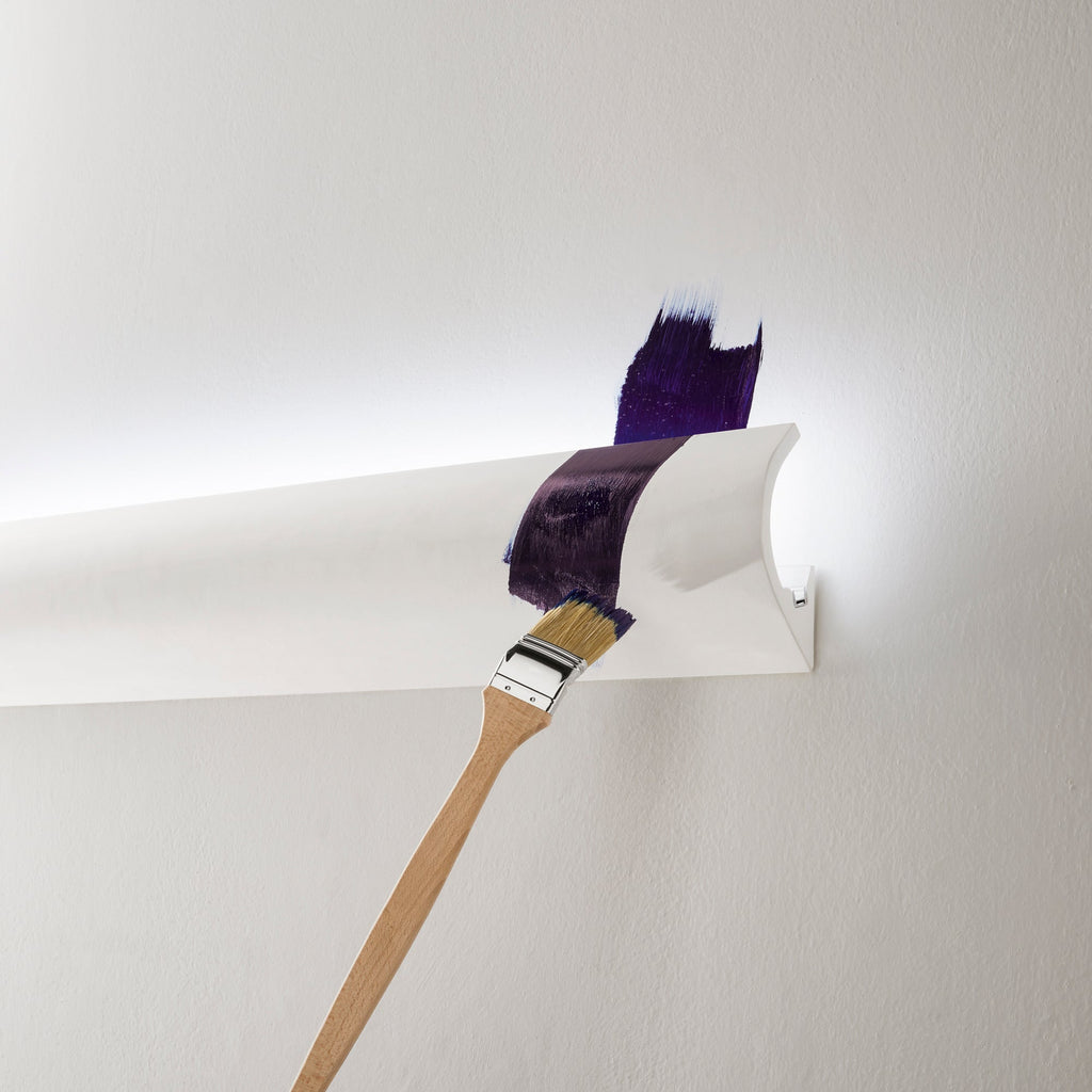 Profilo in gesso GIMEL bianco con emissione veletta 1 metro - FT-FeelThe